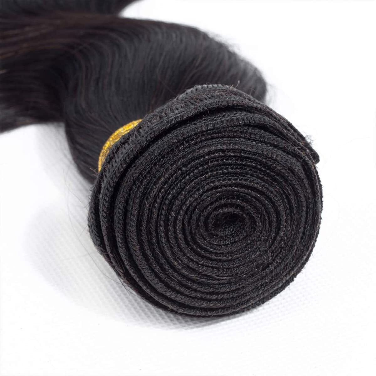 Body Wave Bundle Human Hair 16 Inch 10A Grade Human Hair Bundles 100% Unprocessed Brazilian Virgin Hair Bundles Double Machin Weft(Single Bundle)