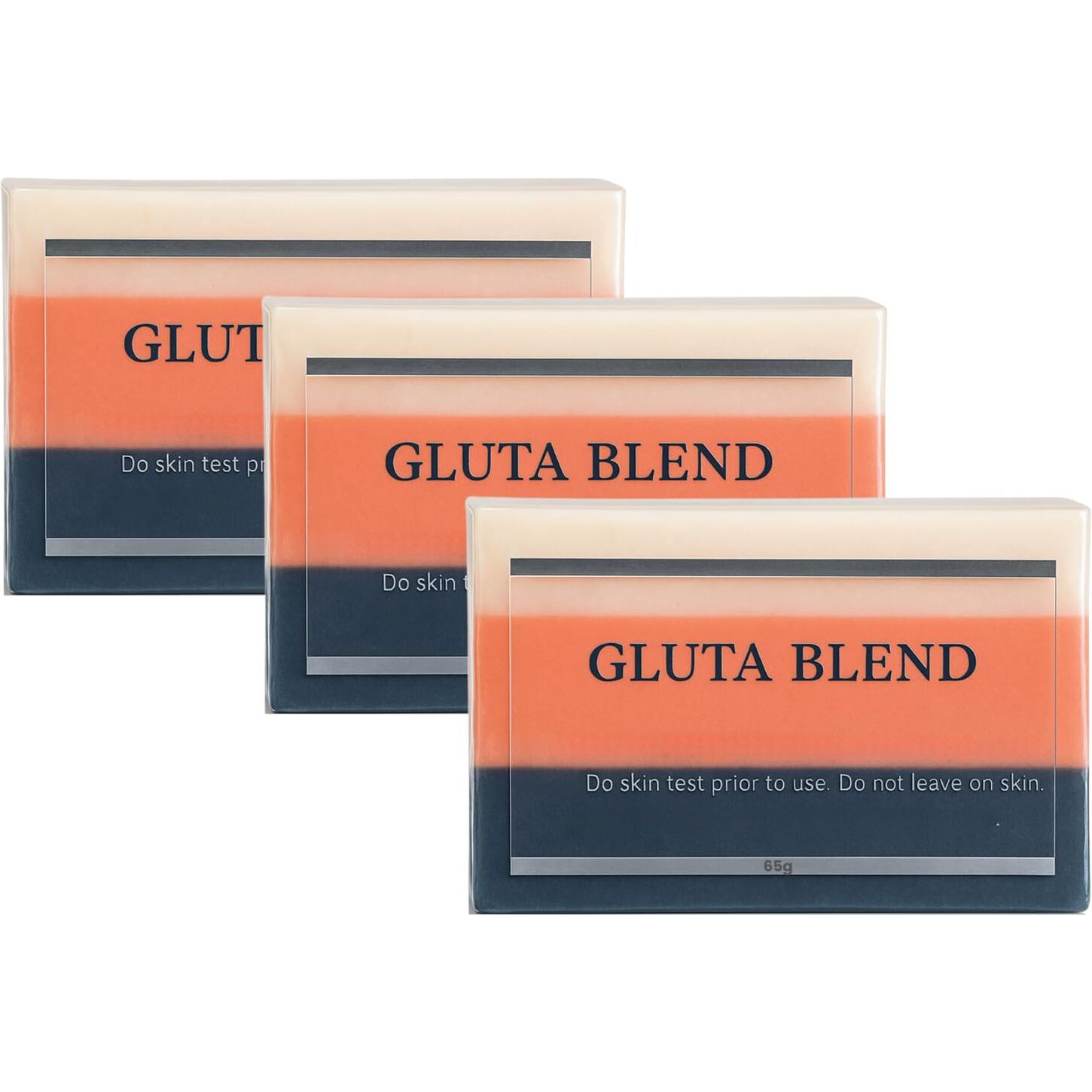 Relumins Premium 3-In-1 Glutablend Beauty Soap Bar - For Smoother, Clearer, Healthier-Looking Skin - Now With Rosehips - Gentle Face & Body Cleanser 65G X 3 Bars