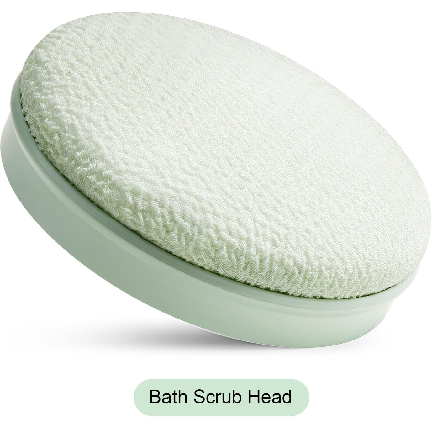Oh,Xiyu. Electric Body Brush Bath Brush Head - Bath Scrub Head, Pale Cypress Green, Only Suitable For Oh,Xiyu. Xy1 Electric Bath Brush