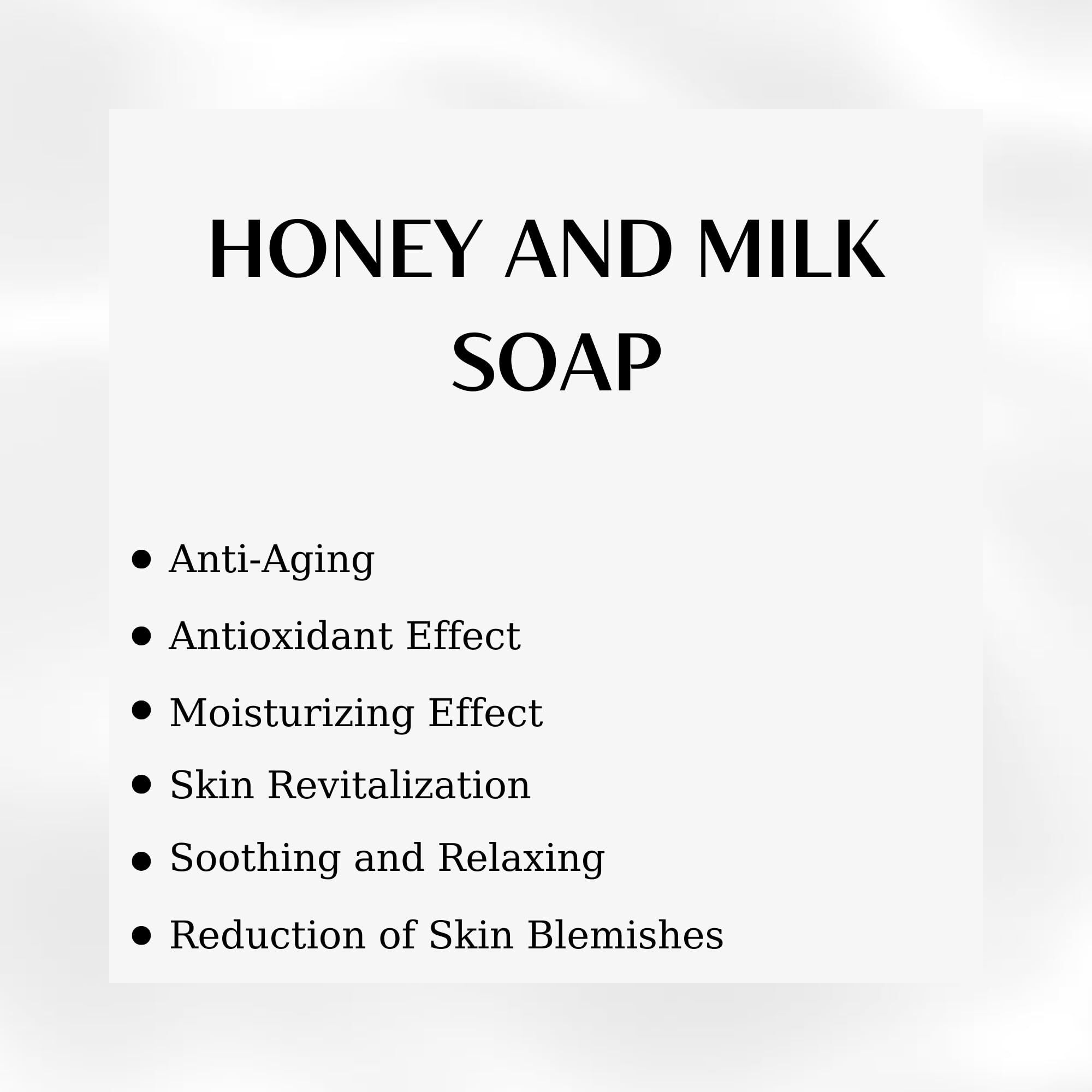Limopa Organic Bar Soap Moisturizing Soap Made From Natural Oil | Hair Hand Face Body Bath Wash | Skin Care Cleanser Shampoo (Honey Milk)