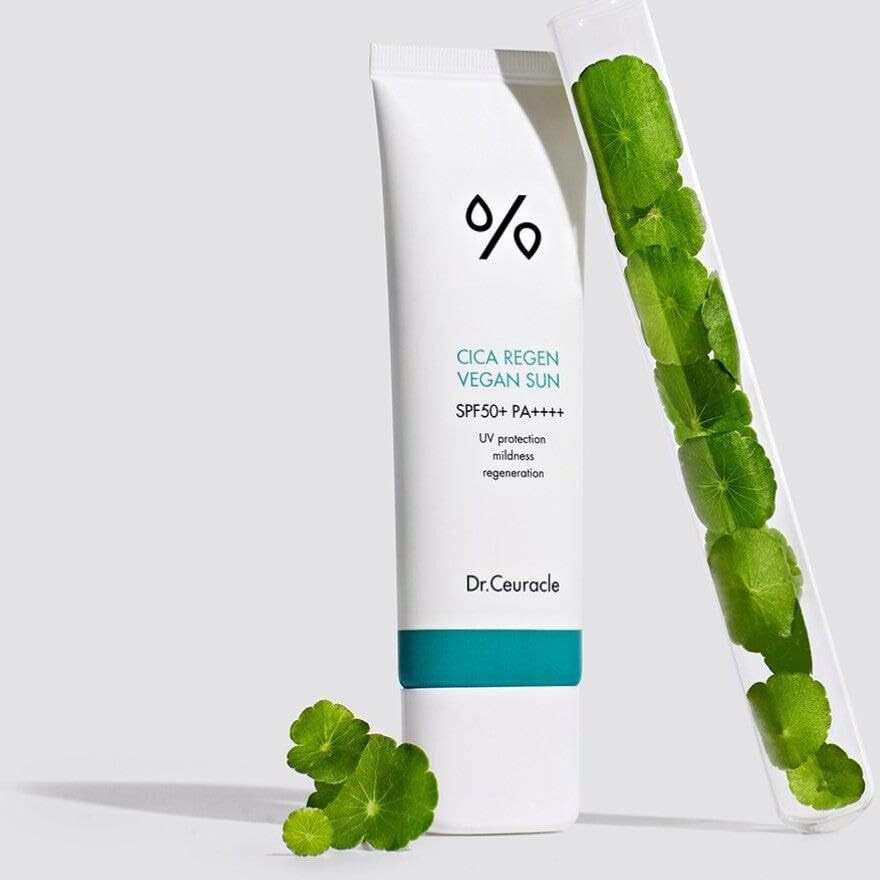 Cica Regen Vegan SunscreenAll-In-One Sun With Lightweight TextureDr.Ceuracle