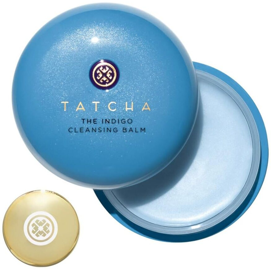Tatcha The Indigo Cleansing Balm | Gentle Moistuirizing Cleanser, Fragrance-Free, Buttery-Soft Balm That Melts To Gently Cleanse & Remove Makeup | 1.9 Oz