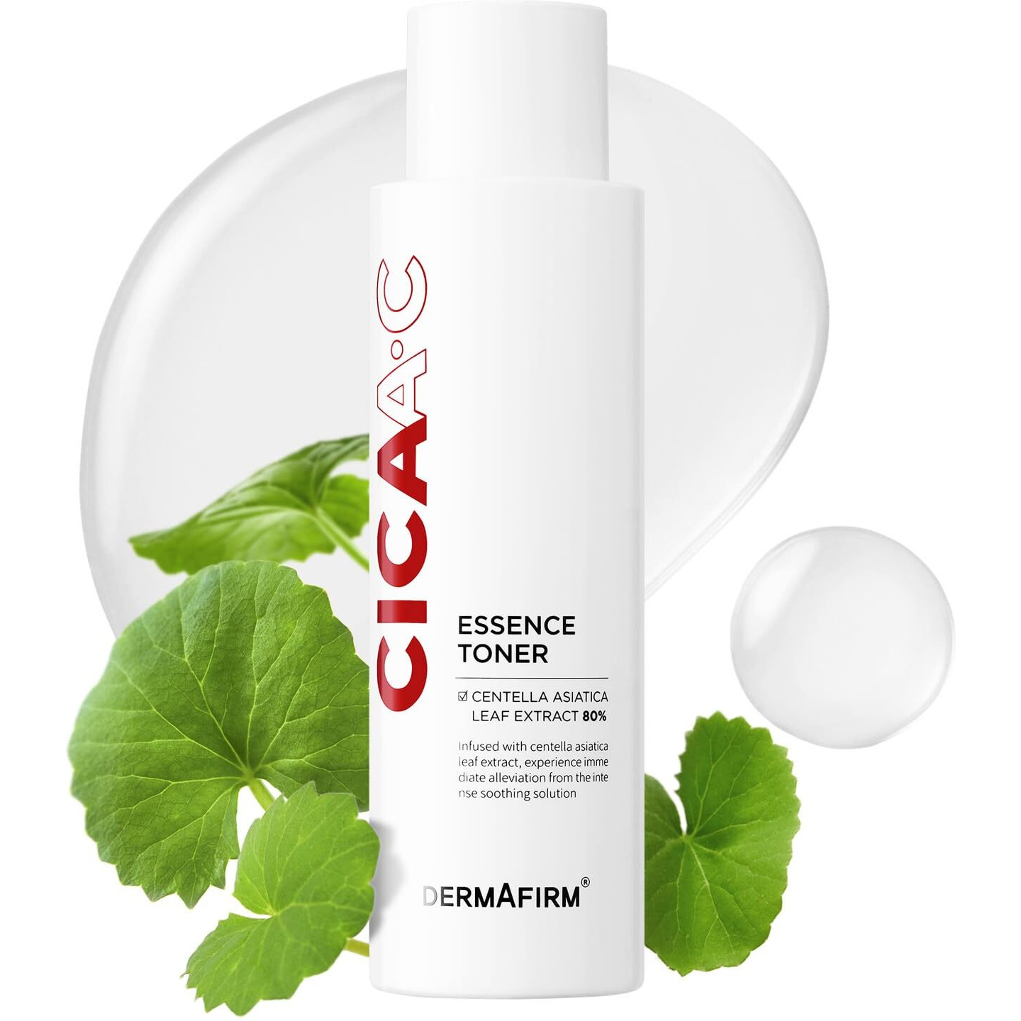 Dermafirm Cica Ac Essence Toner 5.07 Fl Oz- Exfoliating With Aha Bha & Salicylic Acid, Centella Asiatica Soothing For Sensitive, Oily & Dry Skin, Korean Toner For Acne