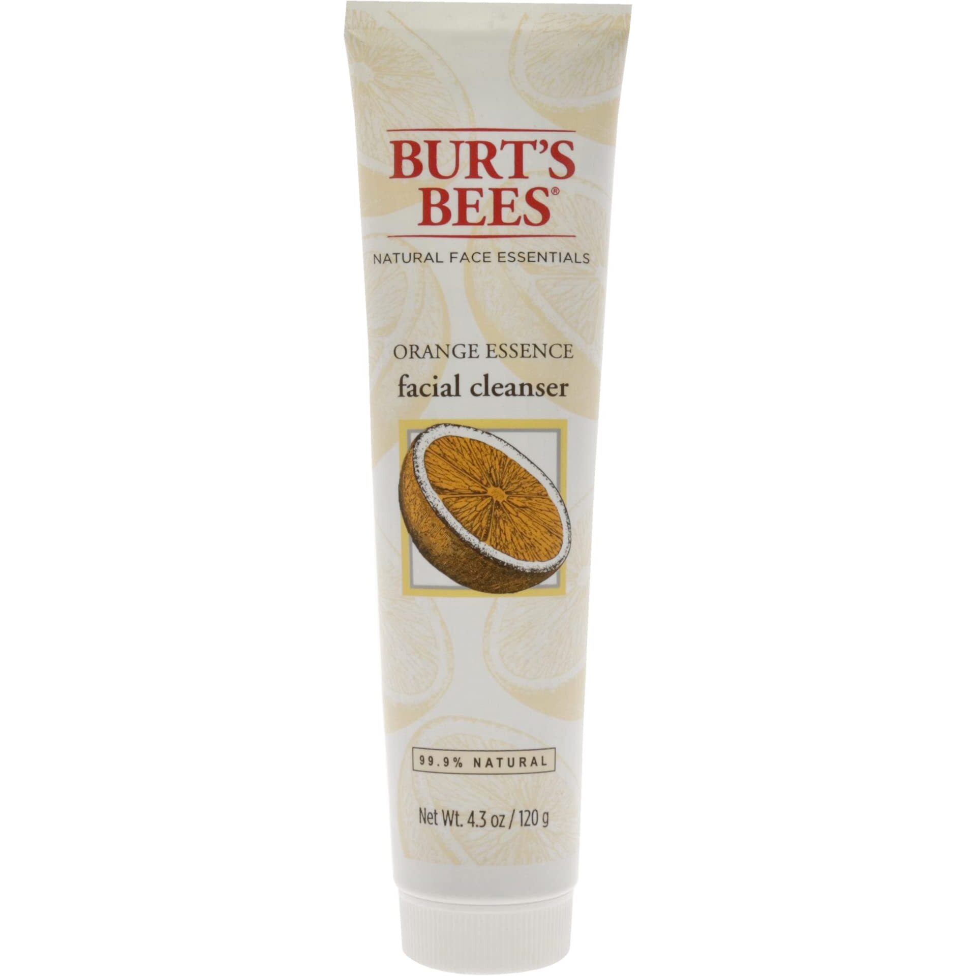 Burt's Bees Orange Essence Facial Cleanser, Sulfate-Free Face Wash, 4.3 Ounces