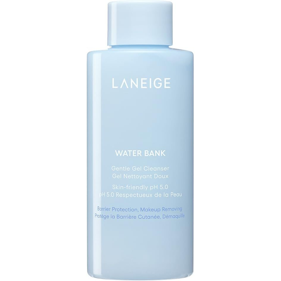 Laneige Water Bank Gentle Gel Cleanser Mini Ph-Balanced & Barrier-Boosting Gel Cleanser With Blue Hyaluronic Acid