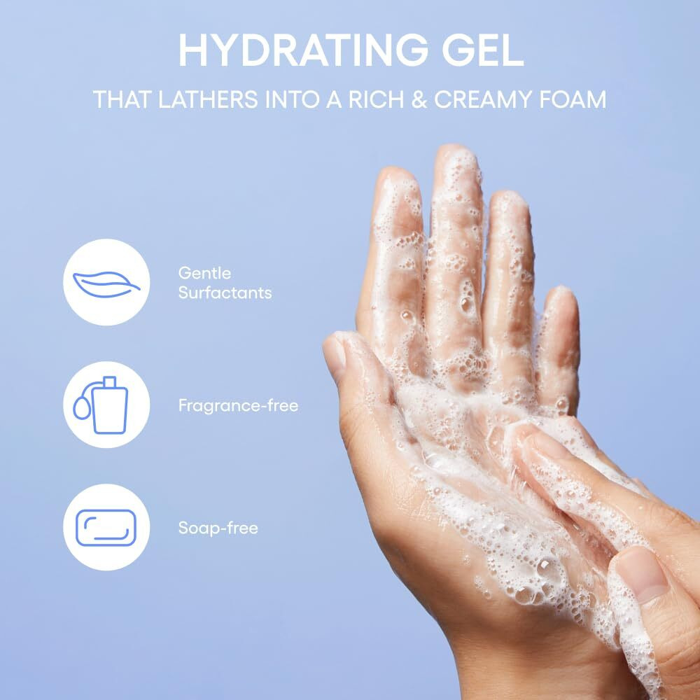 Laneige Water Bank Gentle Gel Cleanser Mini Ph-Balanced & Barrier-Boosting Gel Cleanser With Blue Hyaluronic Acid