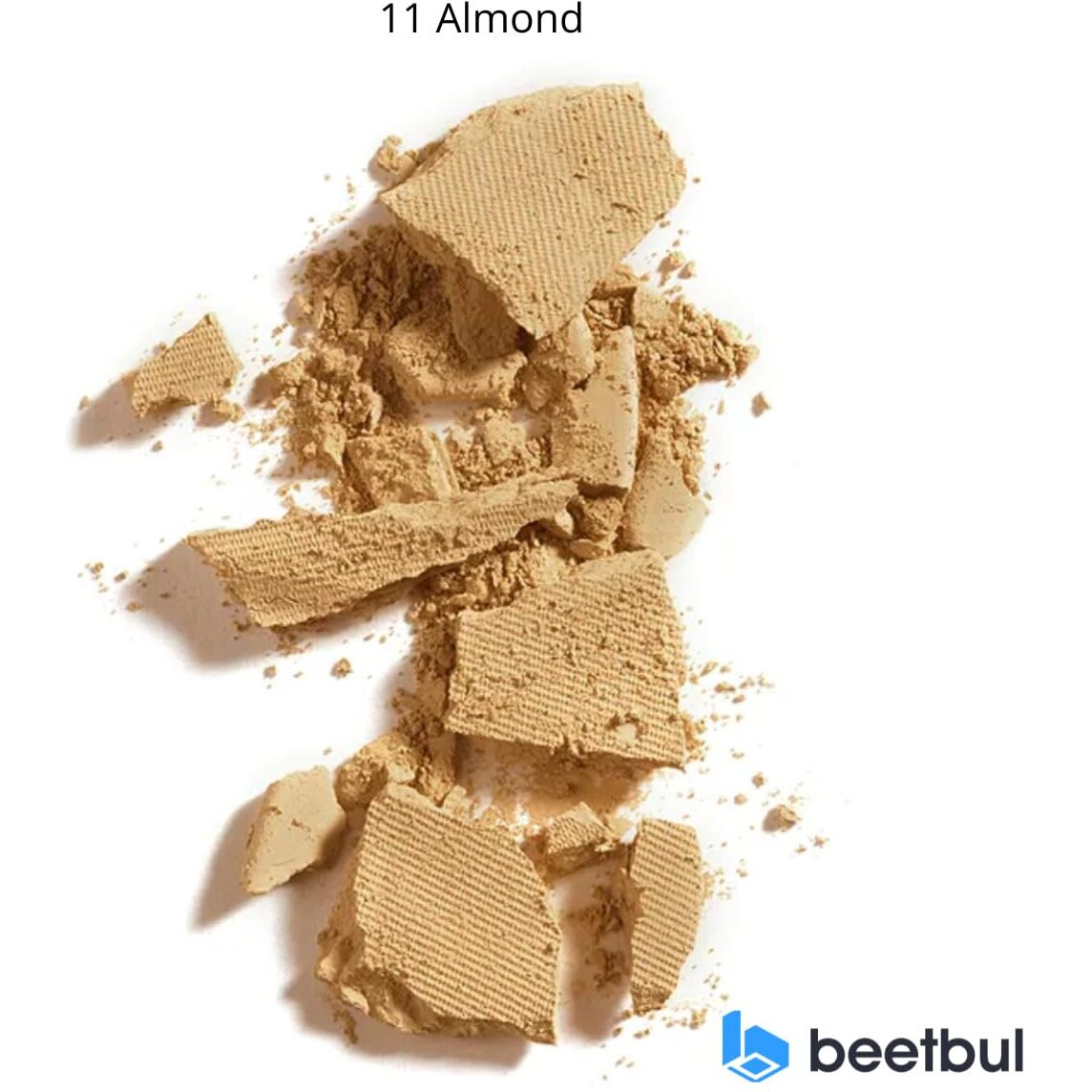 Beetbul Makeup & Exfoliation Kit - Biss   Compact Powder + 1 Medium Velvet Puff + 2 Finger Puffs + 1 Facial Exfoliating Sponge (11 Almond, One Size)