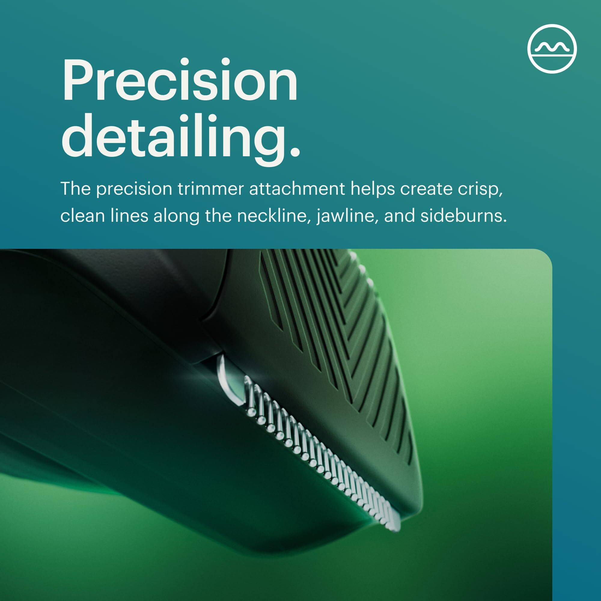 Manscaped The Chairman Plus Replacement Precision Trimmer Blade - Ultra-Close Sideburn, Jawline, Neckline Facial Hair Blade For Men's Face Shaver, Magnetic Head Attachment (1-Pack)