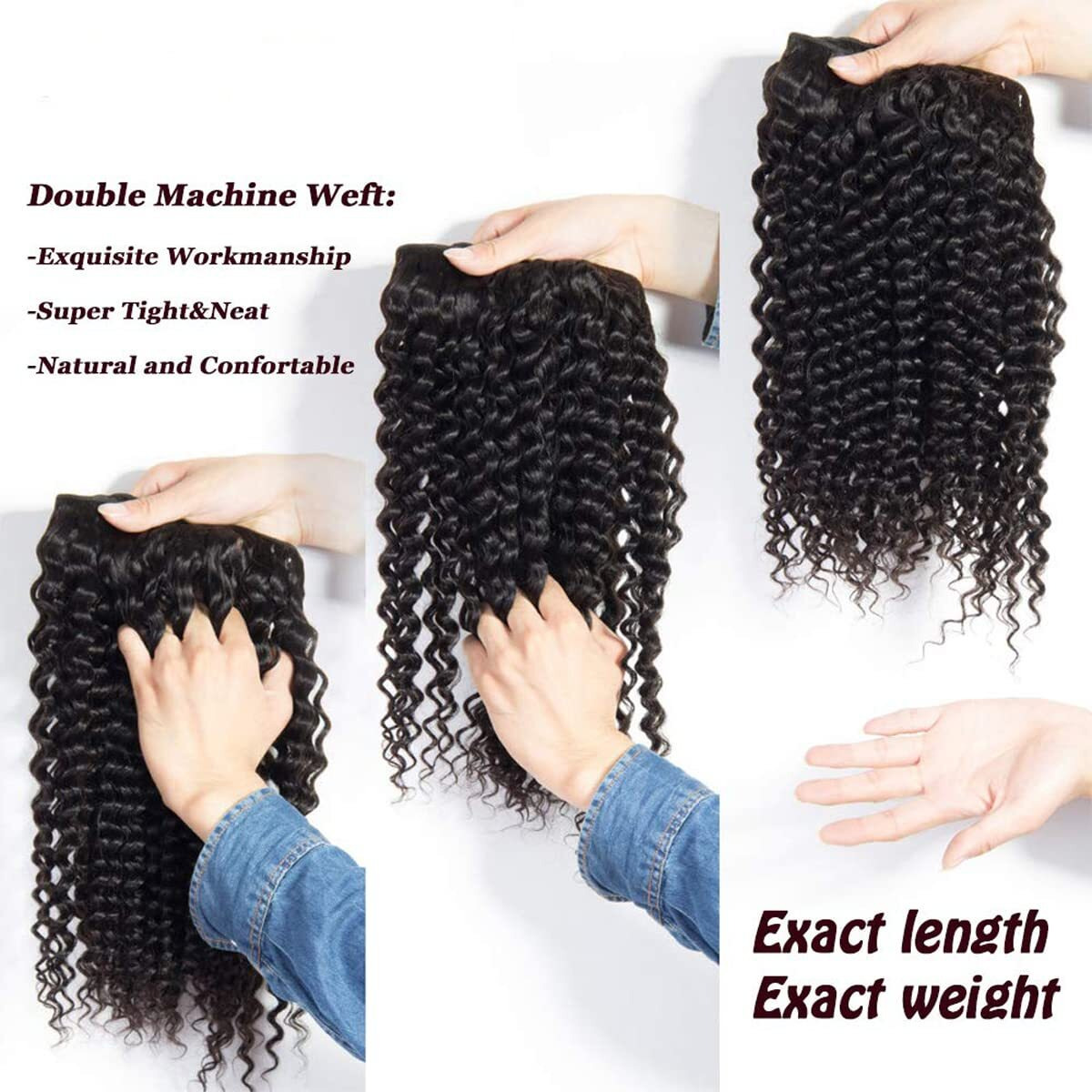 Heiowuio Body Wave Brazilian Remy Human Hair Bundles Weaves For Women Natural Black Color Hair Extensions Grade 8A Real Unprocessed Virgin Hair 26 28 30 Inch