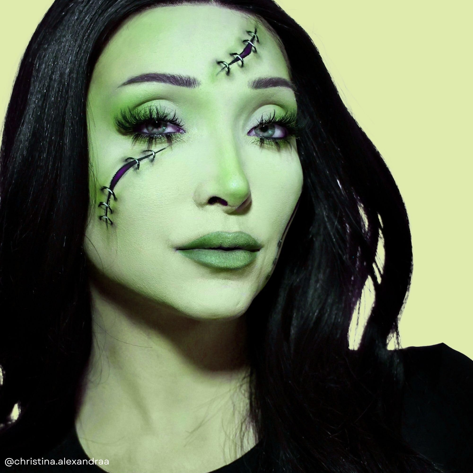 Mehron Makeup Paradise Makeup Aq Pro Size | Stage & Screen Performance, Face & Body Painting, Beauty, Cosplay, And Halloween | Water Activated Face Paint, Body Paint 1.4 Oz (40 G) - Pastel Green