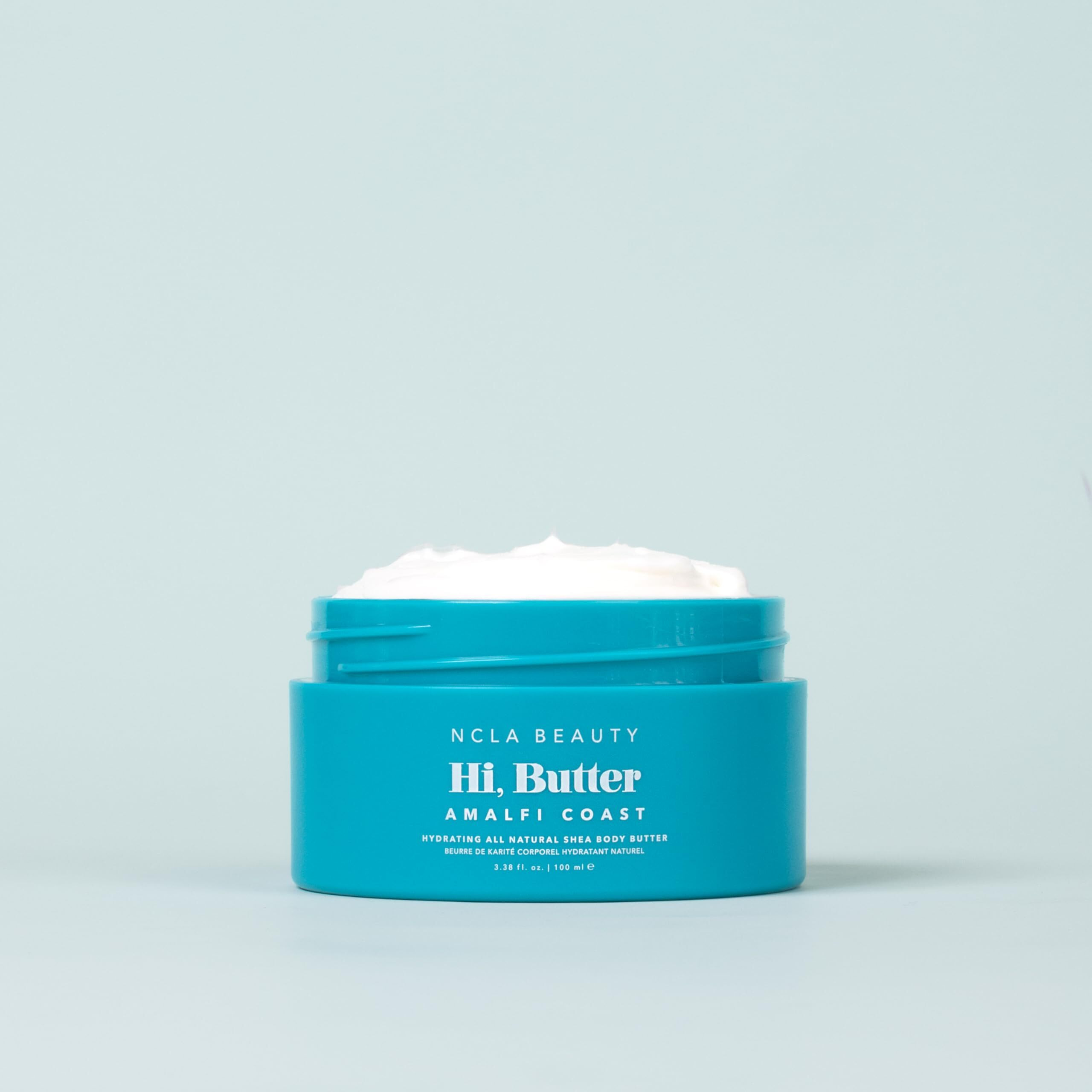 Ncla - Hi Butter, Natural Shea Body Butter | Nourish, Soften, Hydrate Skin | Shea, Mango + Cocoa Butters, Vitamin C | Vegan, Cruelty-Free, Clean Skincare (Amalfi Coast 100 Ml | 3.34 Fl Oz)