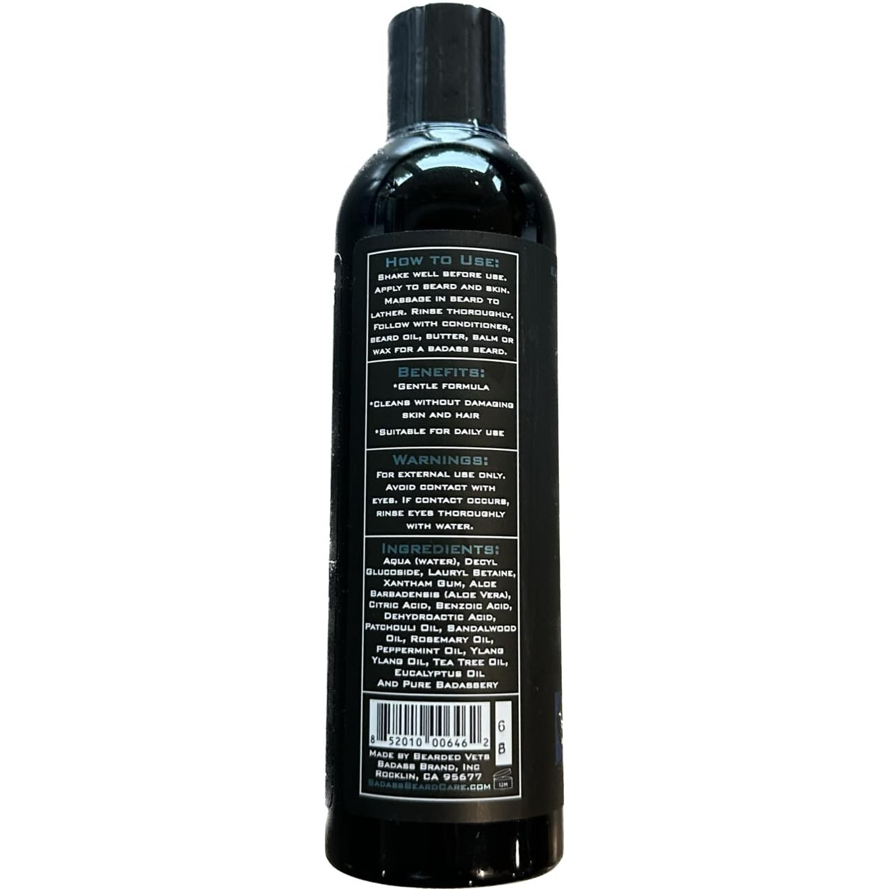Chuck's Hog Wash - All Natural Beard And Body Wash - The Biker Scent, 8Oz - Leaves Your Beard Softer Than Its Ever Been And Is Suitable For Daily Use