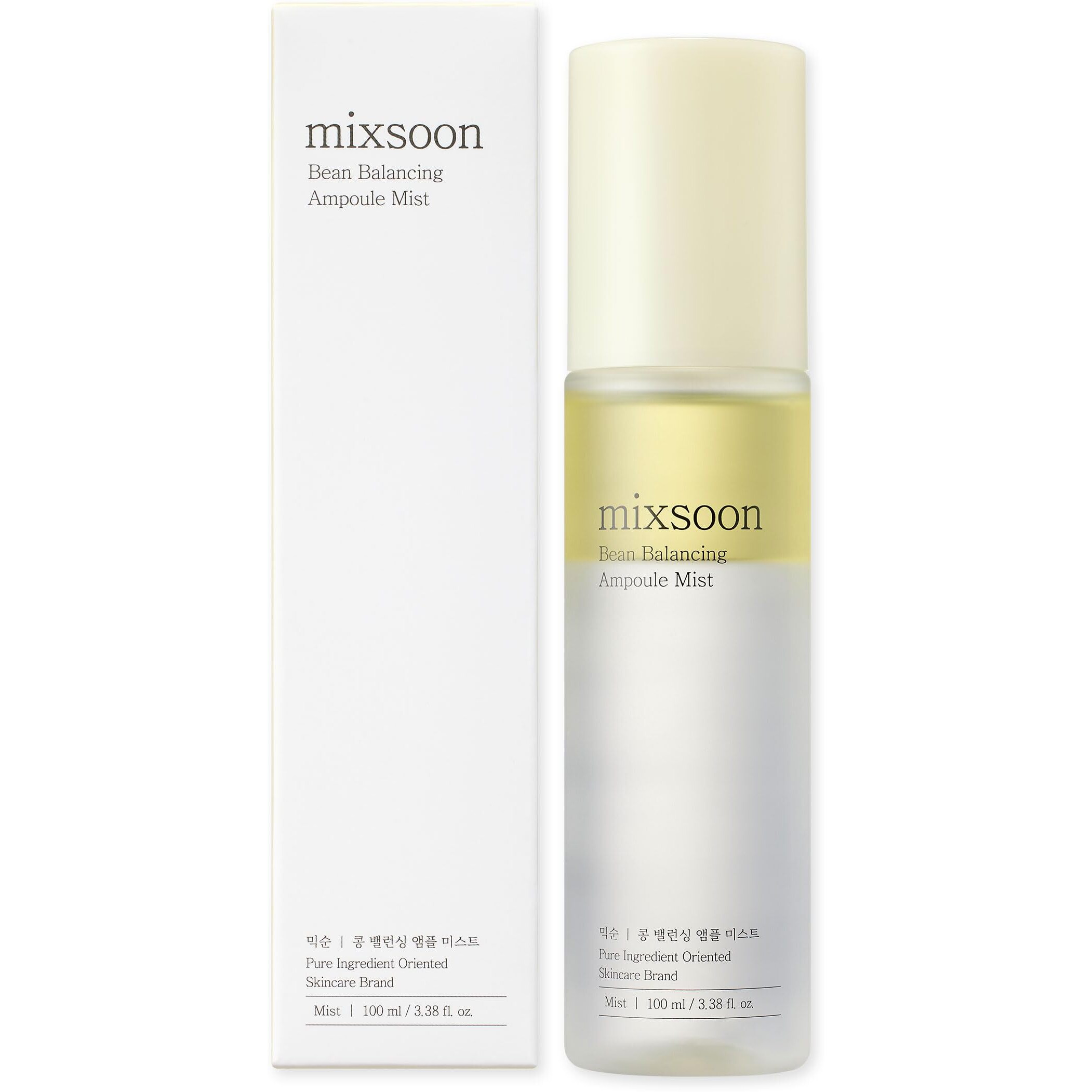 Mixsoon Bean Balancing Ampoule Mist Skin Moisturizer And Oil Balance For Hydrated Radiance Korean Glass Skin Care 3.38 Fl. Oz. / 100Ml