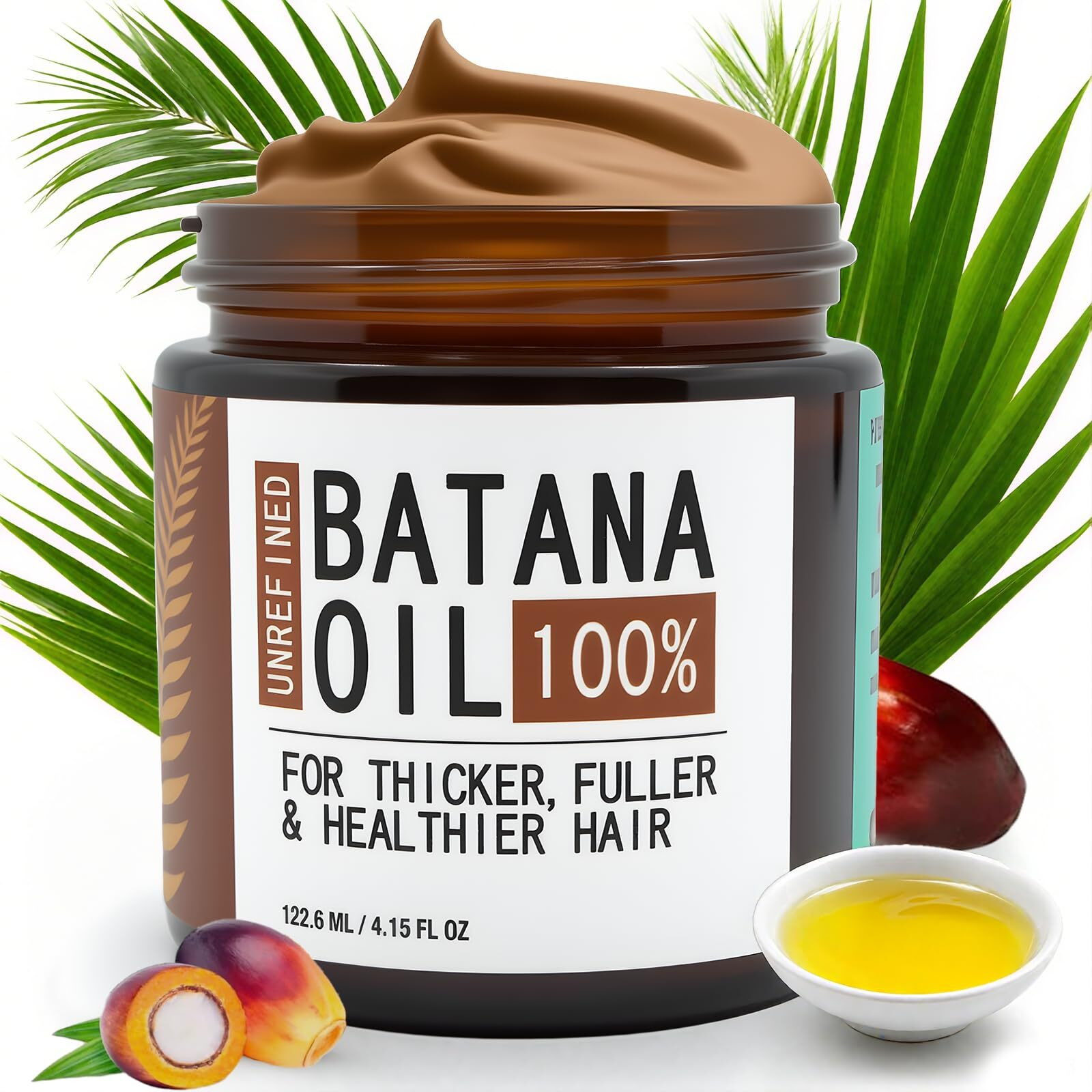 Unalakleet 100% Raw Batana Oil For Hair Growth - Botana Oil Hair Growth Treatment With Pumpkin Seed & Coffee | Vegan, Natural Hair Care For Thicker Hair | Pleasant Smell & Smooth Texture