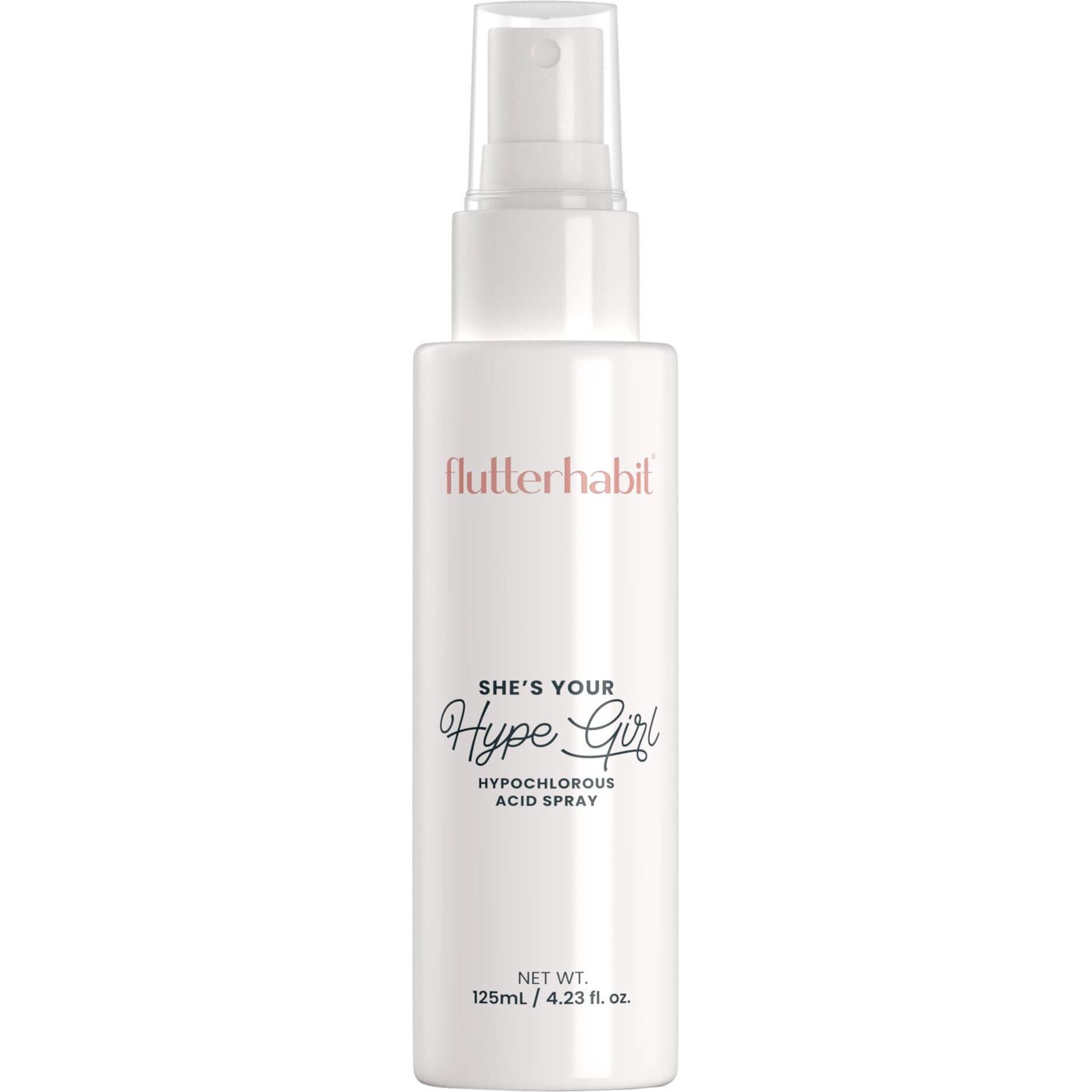 Flutterhabit Hypochlorous Acid Spray, Face Mist For Acne Prone Skin, Hocl Formula To Soothe Irritation, Refresh Complexion, Repair Damage, Balance Oil, Calm Redness, Restore Clarity (125Ml)