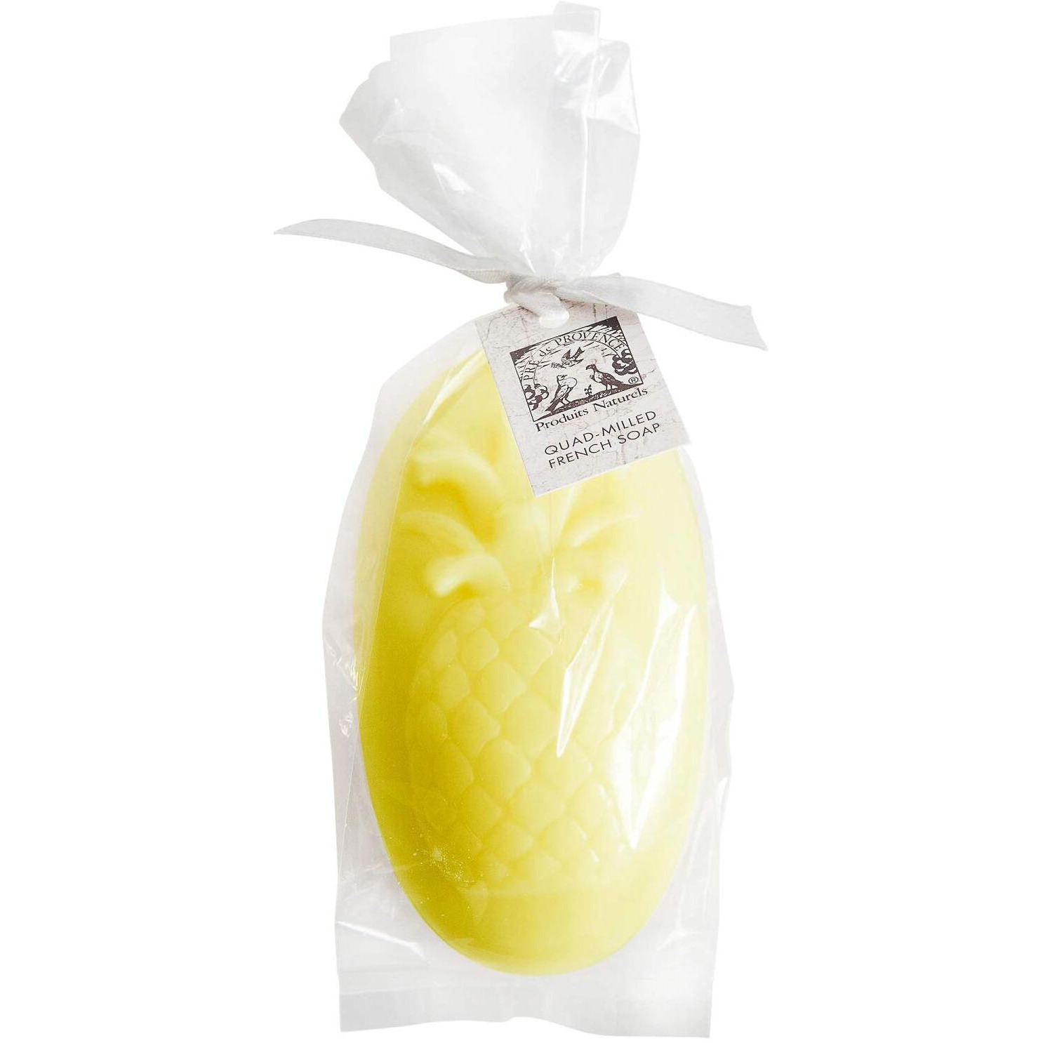Pre De Provence French Gift Soap Decorative Unique Shapes Traditionally Crafted In France | Long-Lasting, Rich & Creamy Lather | Moisturizing For Hands And Body, 150 Gram, Pineapple Scent