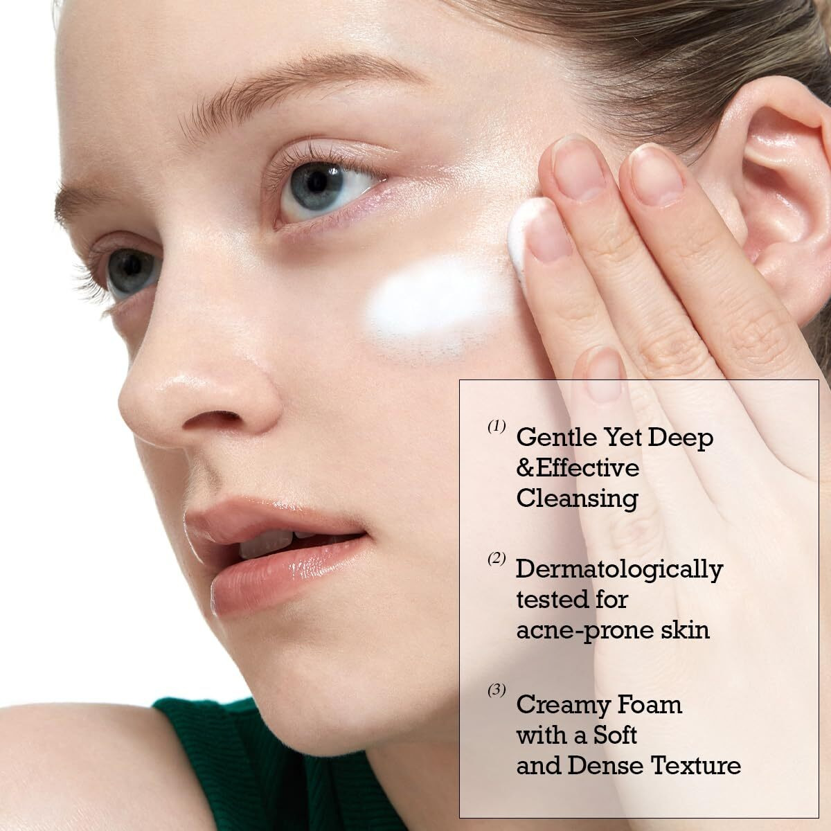 Round Lab Pine Calming Cica Cleanser 5.07 Fl Oz - Acne Face Wash With Salicylic Acid, Bha & Lha For Sensitive Skin, Soothing Cica + Hydrating Hyaluronic Acid, Gentle Foaming Cleanser, 150Ml