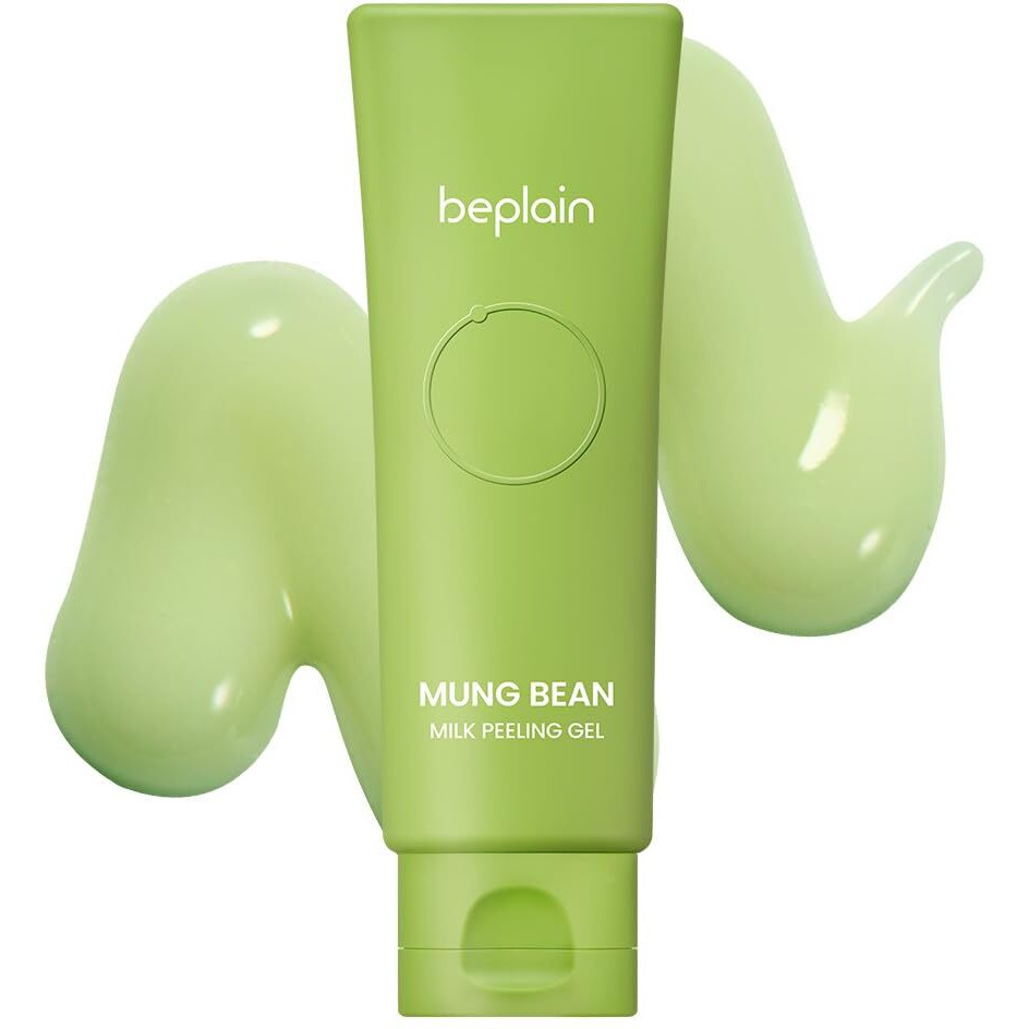 Beplain Mung Bean Milk Peeling Gel (4.05Fl.Oz/120Ml) | Fragrance-Free | Gentle Cleanser And Exfoliator With Mung Bean Extract And 4 Types Of Peeling Polymers | Remove Dead Skin Cells | Korean Skincare