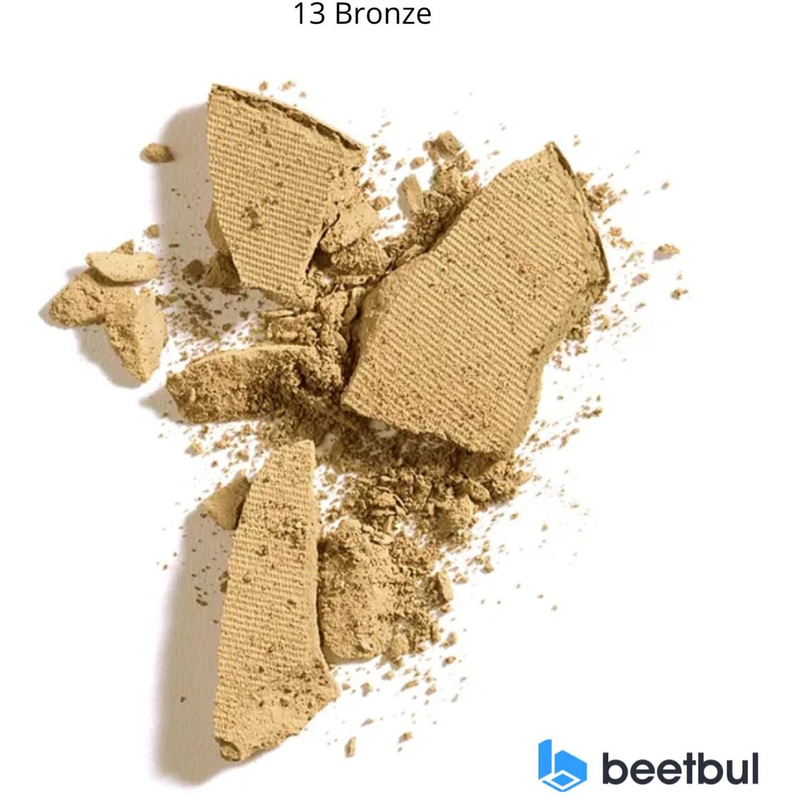 Beetbul Makeup & Exfoliation Kit - Biss   Compact Powder + 1 Medium Velvet Puff + 2 Finger Puffs + 1 Facial Exfoliating Sponge (13 Bronze, One Size)