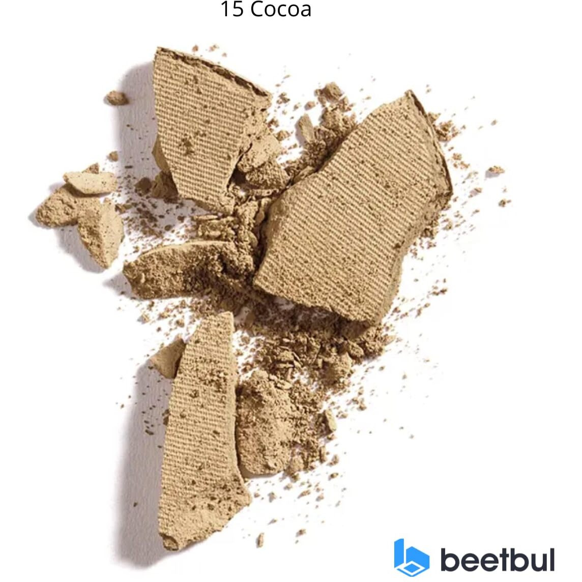 Beetbul Makeup & Exfoliation Kit - Biss   Compact Powder + 1 Medium Velvet Puff + 2 Finger Puffs + 1 Facial Exfoliating Sponge (15 Cocoa, One Size)