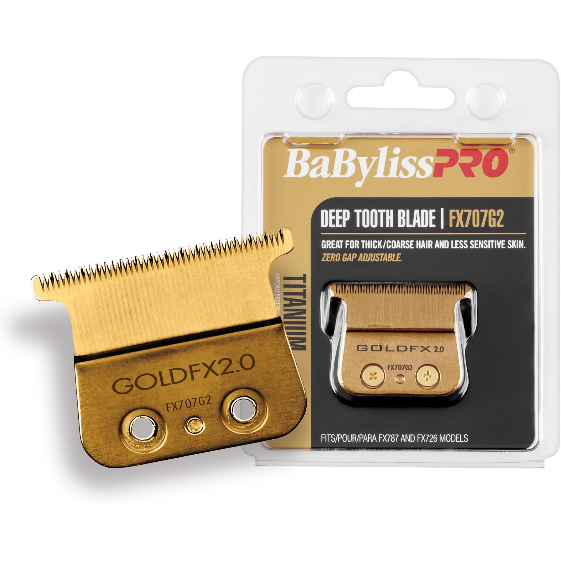 Babylisspro Deep Tooth Gold Trimmer Replacement Blade