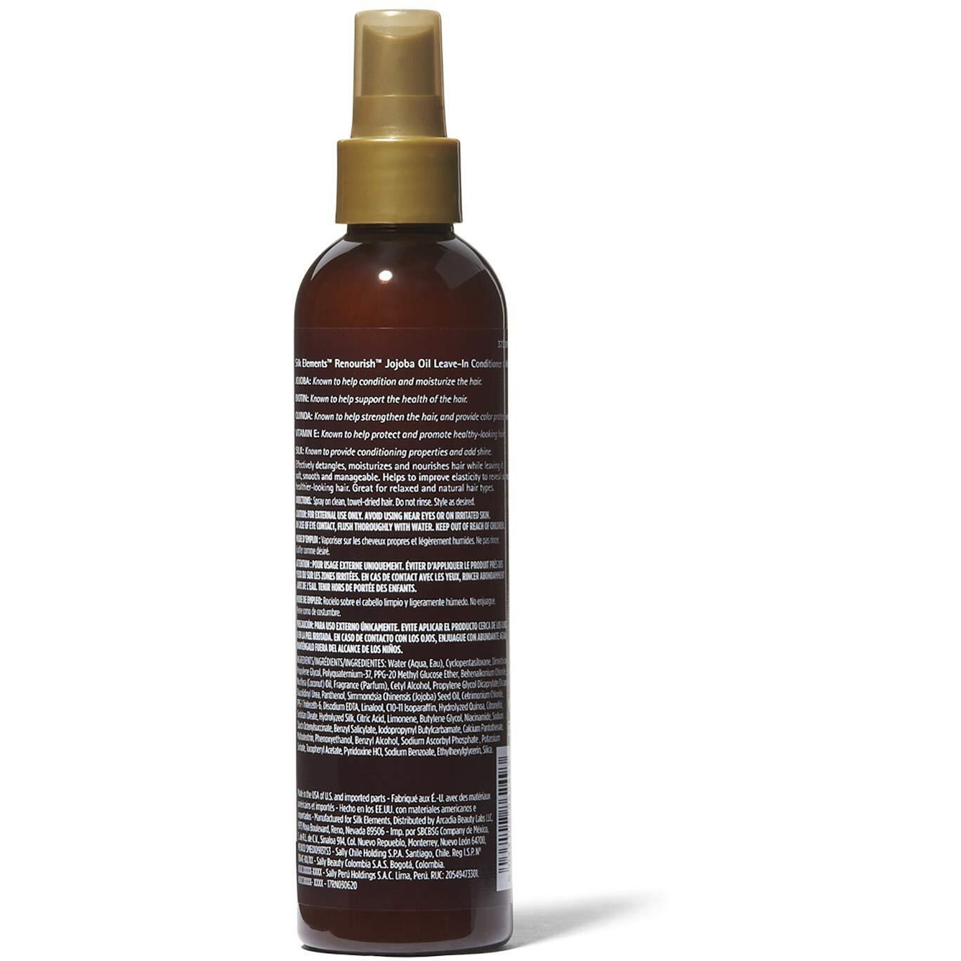 Silk Elements Jojoba Oil Leave In Conditioning Spray