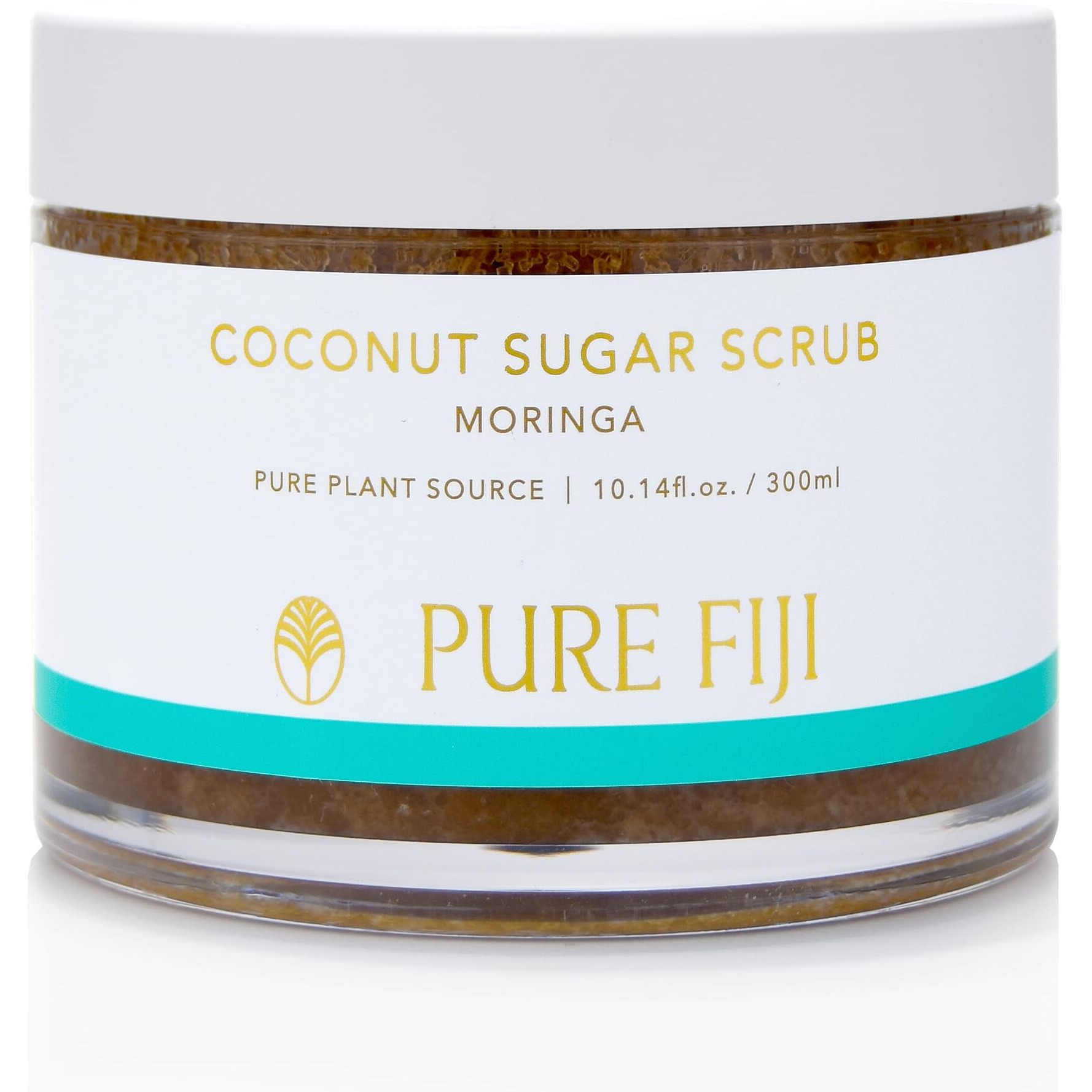 Pure Fiji Coconut Sugar Body Scrub, Moringa (10.14 Oz /300Ml)