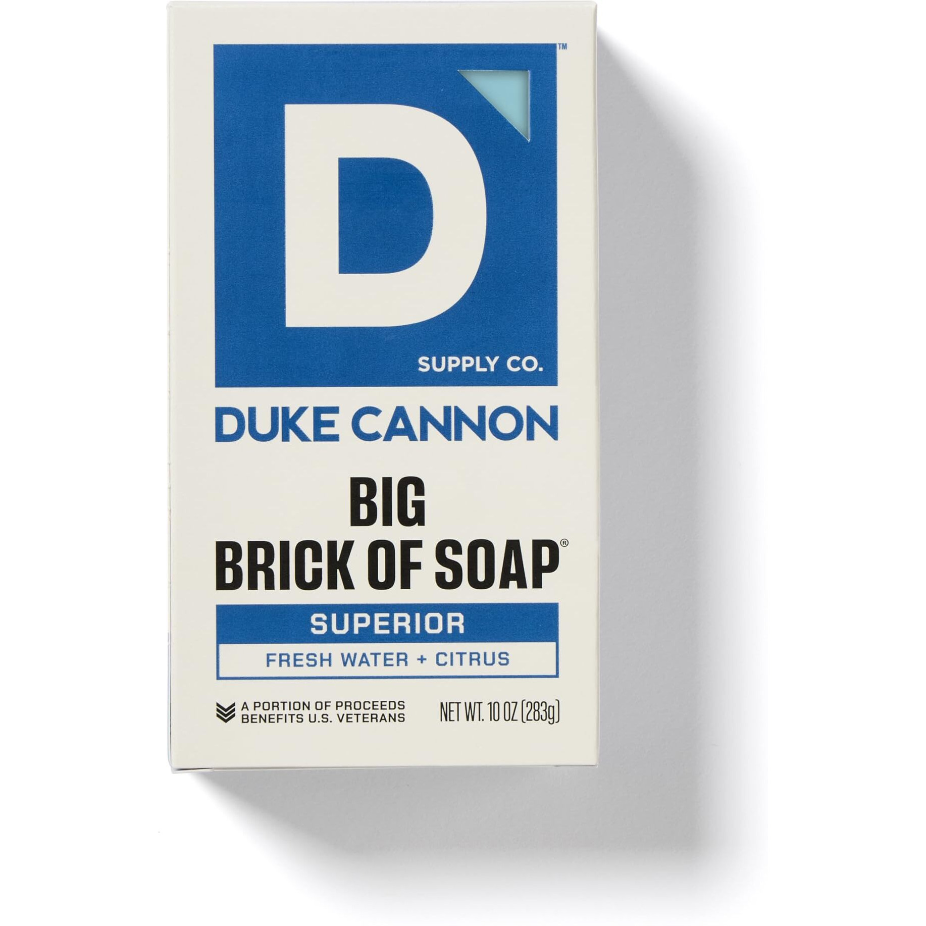Duke Cannon Supply Co. Extra Large Bar Soap Bundle - Men's Bar Soap With Masculine Scents - American-Made Body Soap - All Skin Types - Big Brick Of Soap - Superior,10 Oz
