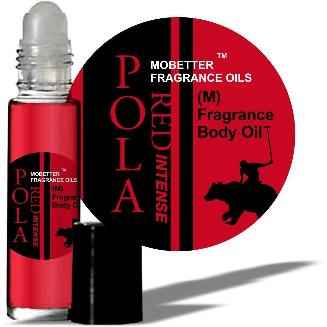 Mobetter Fragrance Oils Pola Red Intense Cologne Body Oil For Men (10Ml Roll On)