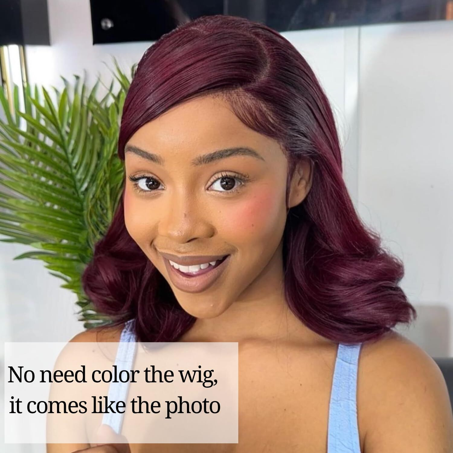 Alher 99J Dark Burgundy Bundles Human Hair Body Wave, 12A 100% Unprocessed Virgin Remy Human Hair For Black Women Soft Thick Sew In Weave Wavy Wine Red Colored 2 Bundles 14 14 Inch