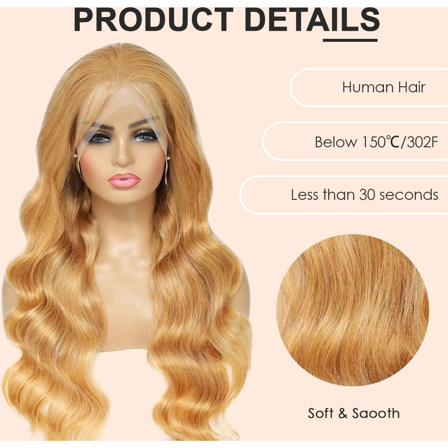 Shciyair 32 Inch Honey Blonde 13X4 Body Wave Hd Lace Front Wigs Human Hair Pre Plucked 200 Density Honey Blonde Wig Human Hair 27 Colored Lace Frontal Wigs For Women