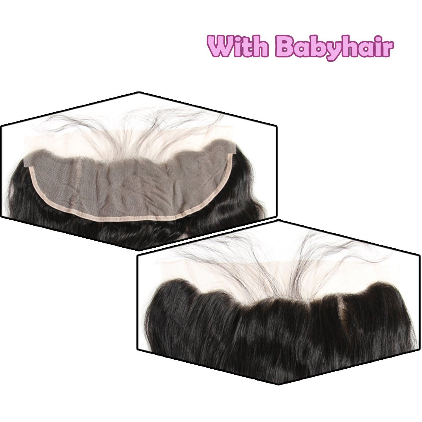 13X4 Lace Frontal Closure, Brazilian Body Wave Human Hair Extension- 14 Inch Ear-To-Ear, Pre-Plucked, Natural Black 1B, Long-Lasting & Versatile