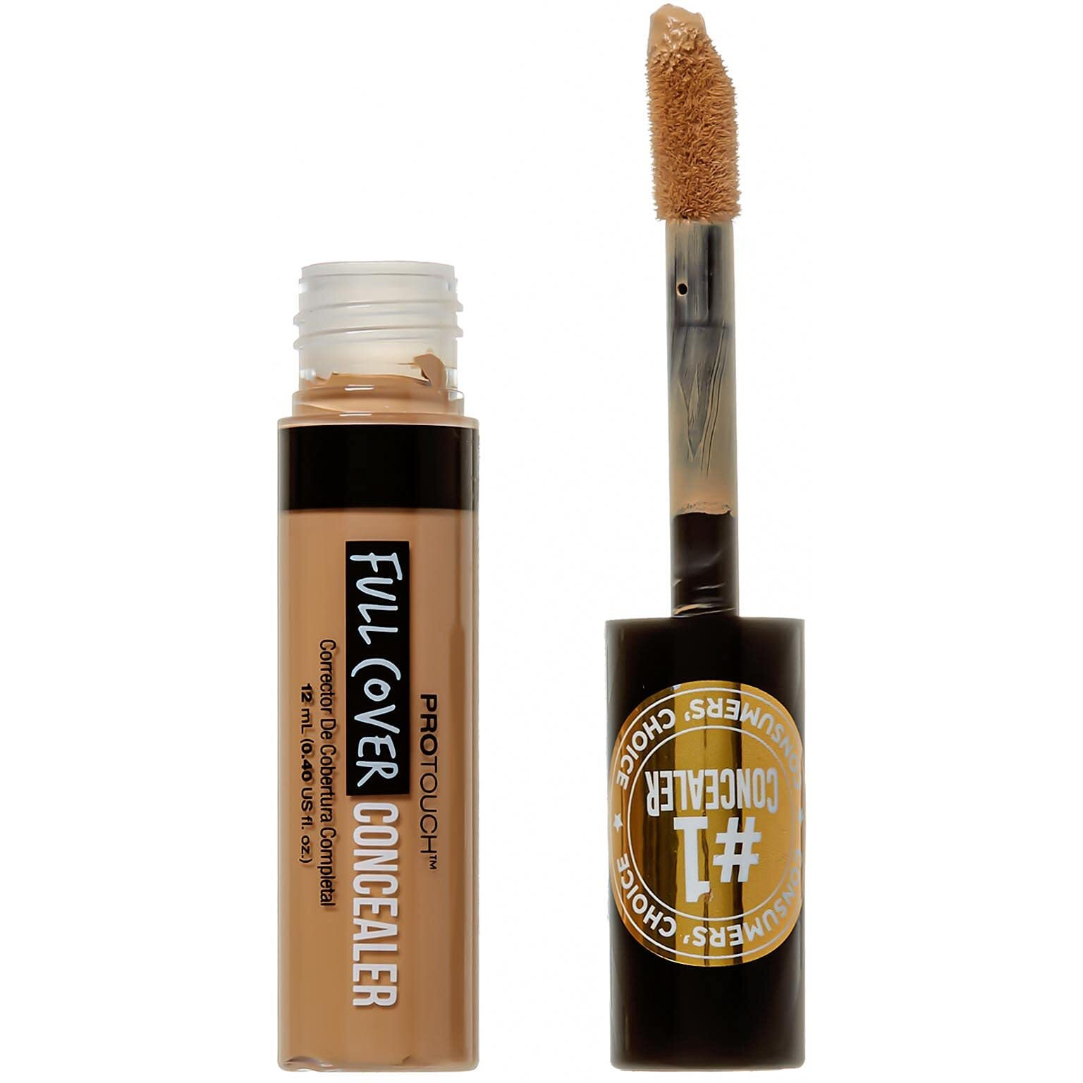 Kiss New York Professional Protouch Full Cover Concealer 12Ml (0.40 Us Fl. Oz.) - (Sun Beige)