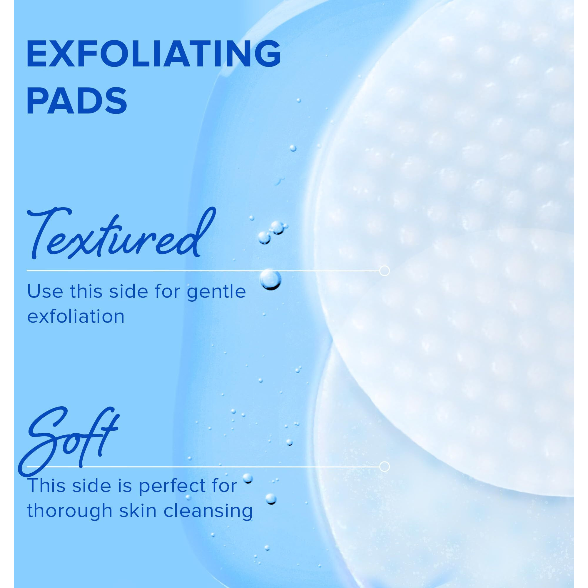 Maree Glycolic Acid Polishes - Toner Pads For Face Cleansing - Tea Tree Oil, Salicylic Acid & Vitamins E, B3, B5 - Facial Peel & Radiance Deep Cleaning Effect - 50 Count