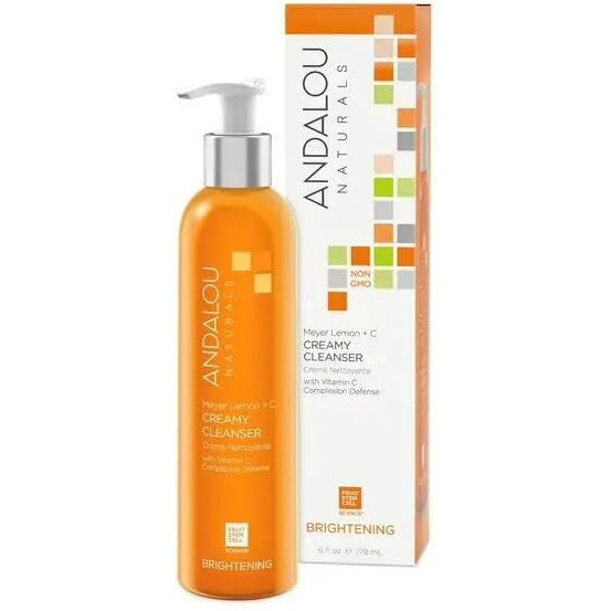 Andalou Naturals Meyer Creamy Cleanser, Lemon 6 Oz (Pack Of 3)