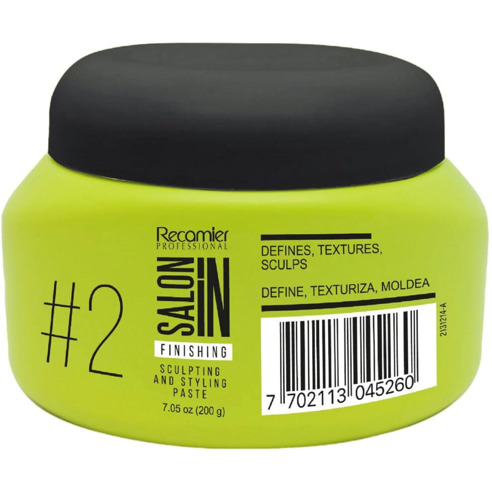 Salon In Recamier Sculpting & Styling Hair Paste - Flexible Hold & Texture, Matte Finish - 7.05 Oz