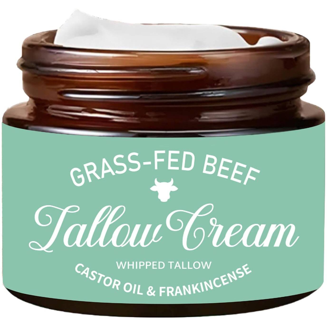 Nichalous Organic Grass Fed Whipped Tallow Cream With Castor Oil & Frankincense Oil, All-Natural Moisturizer, Hydrating Beef Tallow Moisturizer Cream And Manuka Honey Balm For Skin (1)