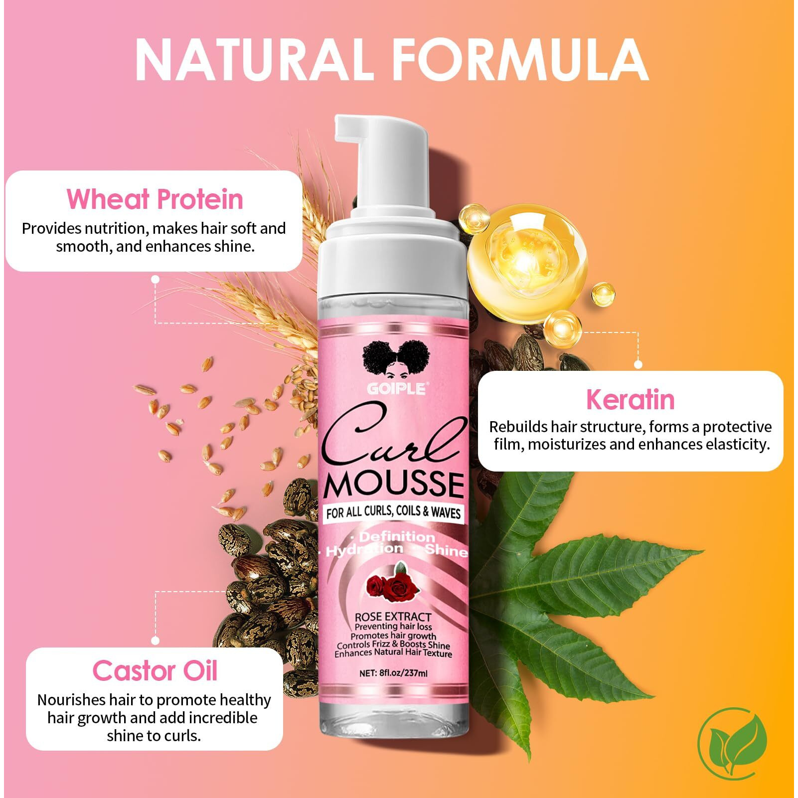 Braid Oil For Soothes Moisturizes Dry & Itchy Scalp Braiding Scalp Oil For Locs & Twists - Mousse For Braids Curl Styling For Women - Definition Curl Control Braid Mousse Hair Foam For All Braids Hair