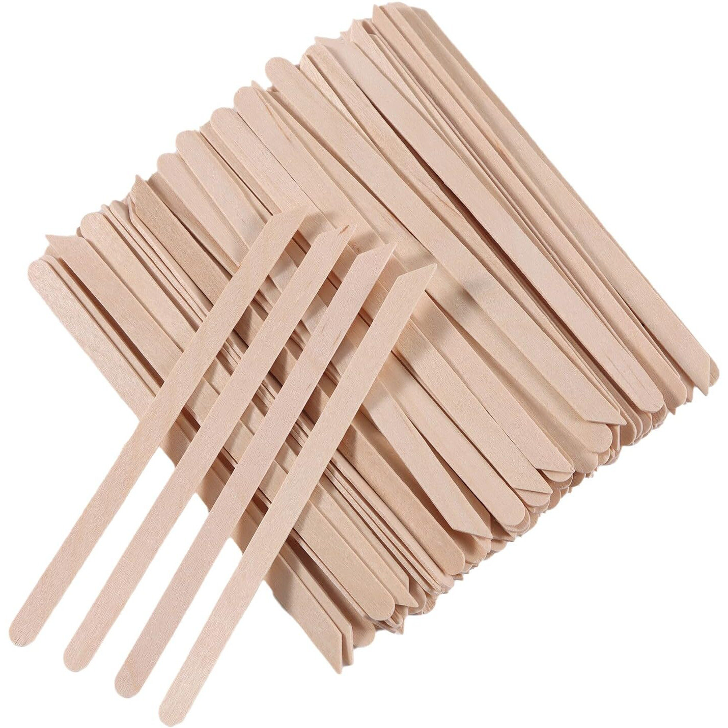 1000Pcs Small Wood Waxing Stick,Small Popsicle Sticks,Eyebrow Wax Sticks For Body Hair Removal Applicator,Paint Stirrer, Art Projects And Craft Wood Stick