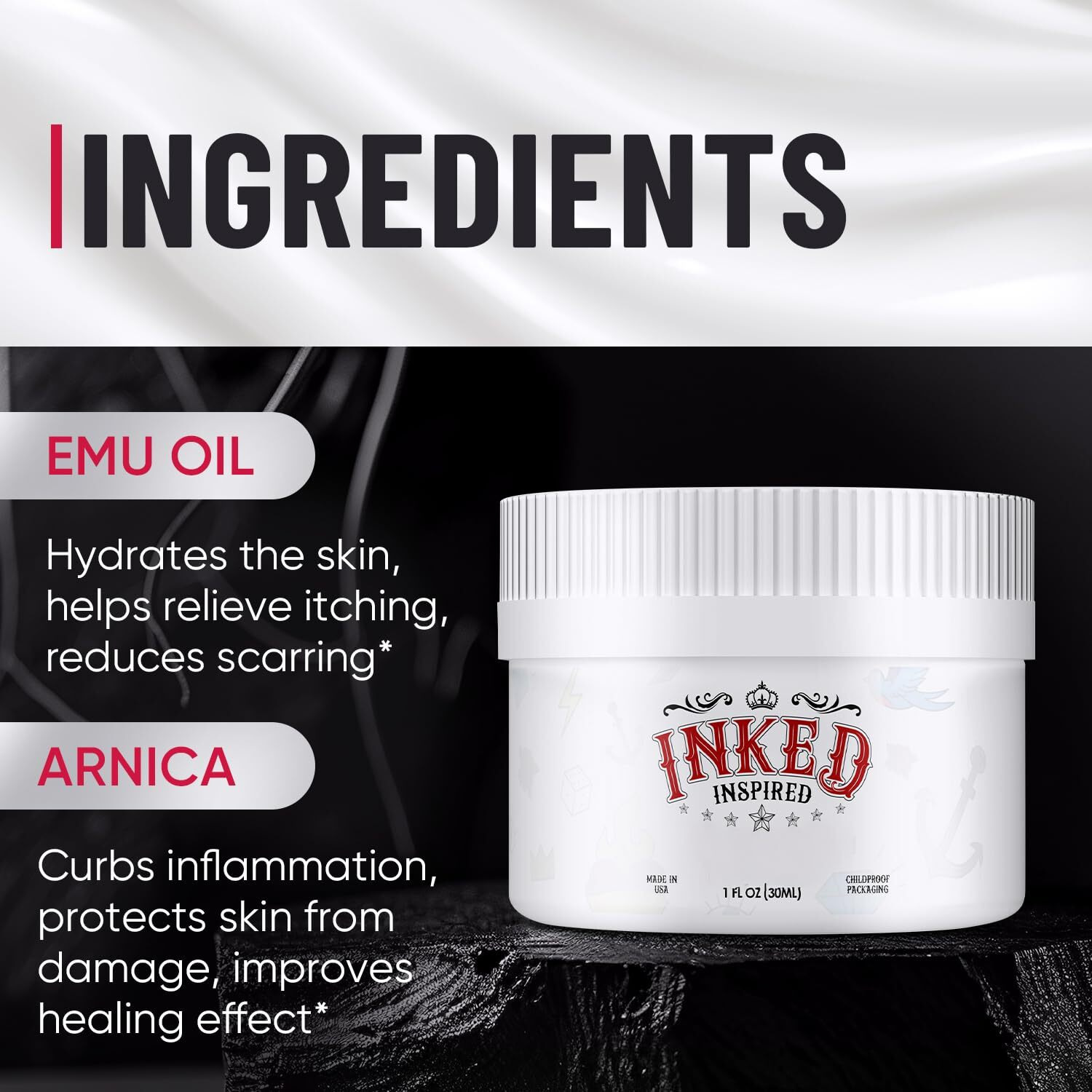 Inked Inspired Lidocaine Numbing Cream For Waxing, Ear Piercing & Microneedling - Topical Numbing Cream For Face & Body - Gentle Comfort For Sensitive Areas