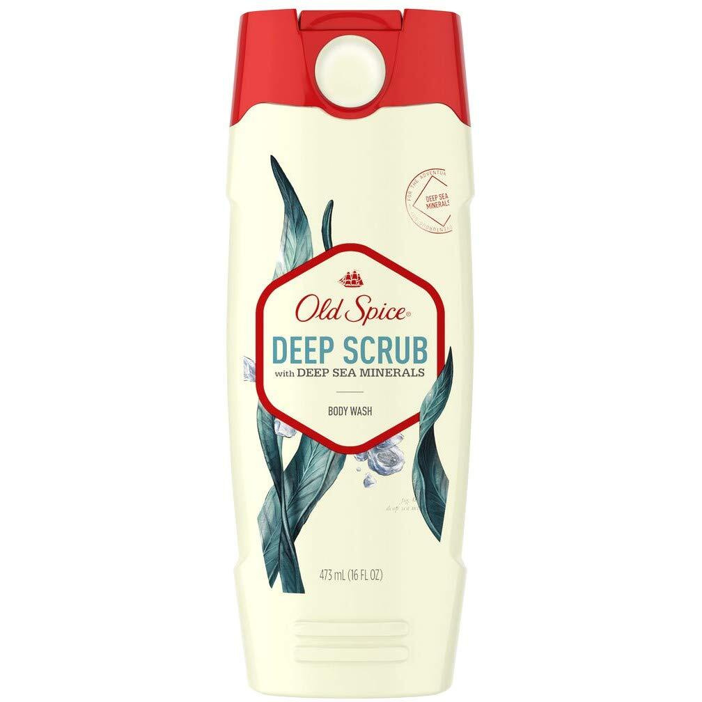 Old Spice Body Wash Deep Scrub With Deep Sea Minerals - 16 Fl Oz, 16 Oz