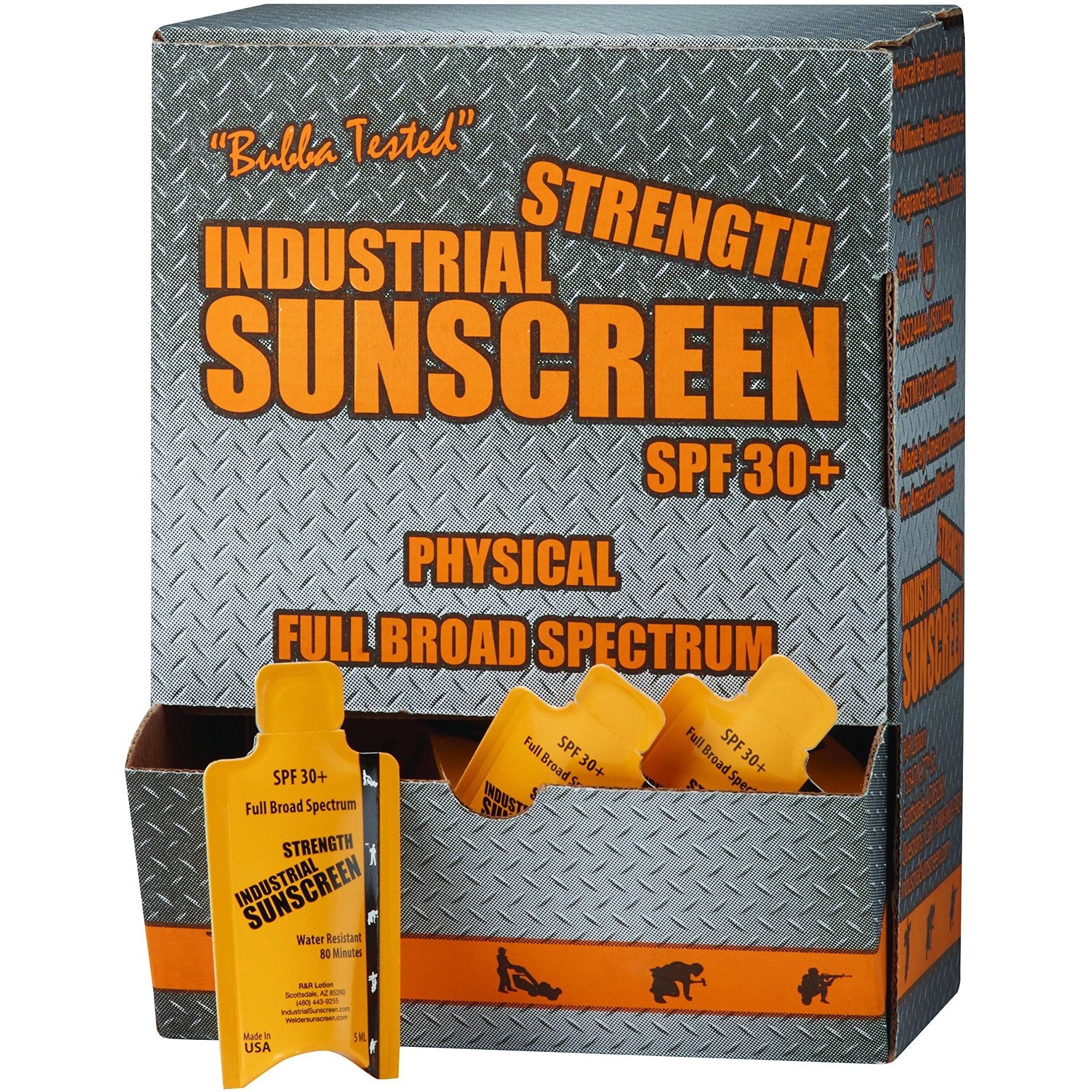 R&R Lotion Icssp-50-30+ Industrial Sunscreen Packet, 5 Fl.Oz. Capacity, 5 Ml