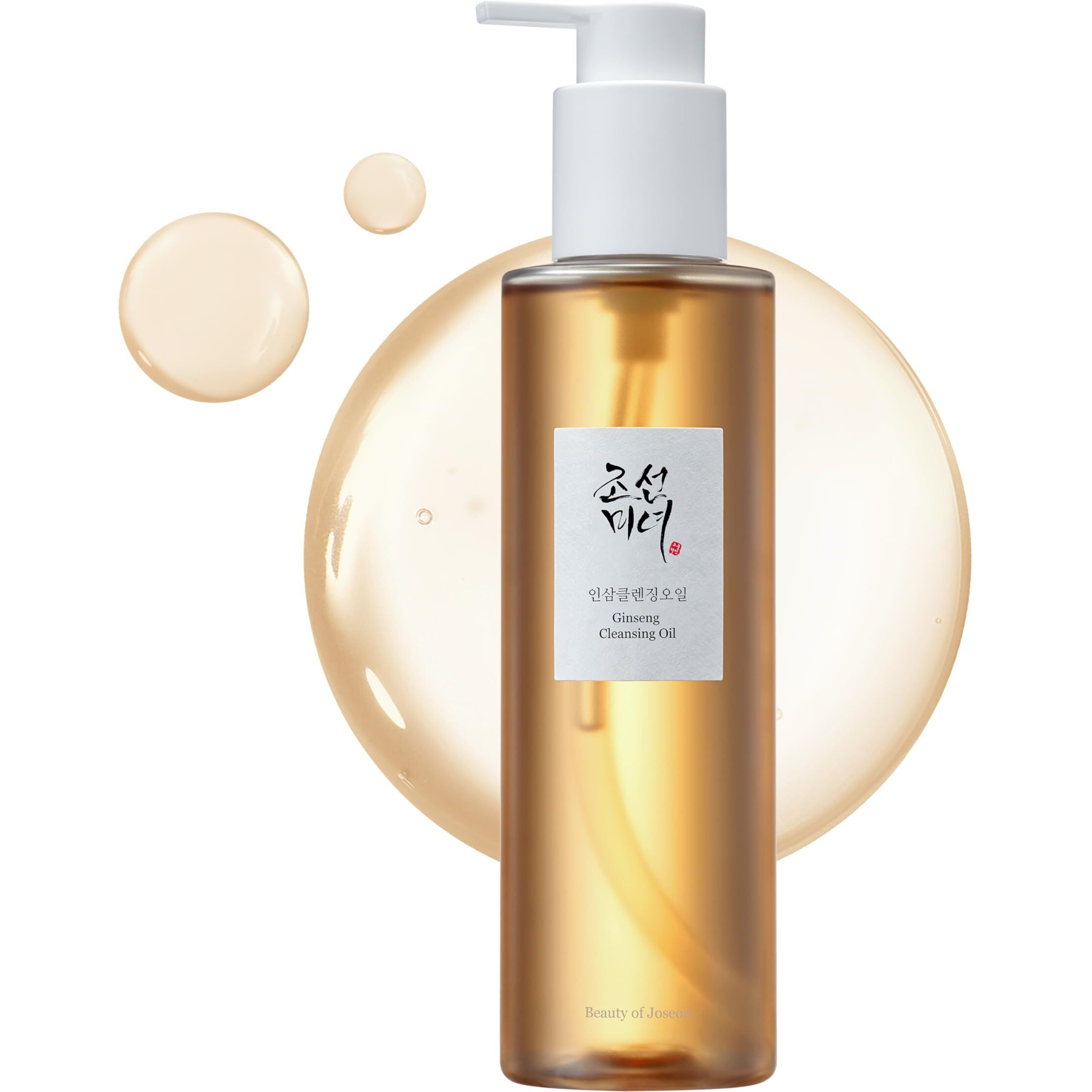 Beauty Of Joseon Ginseng Cleansing Oil Waterproof Makeup Remover For Sensitive, Acne-Prone Facial Skin. Korean Skin Care For Men And Women, 210Ml, 7.1 Fl.Oz