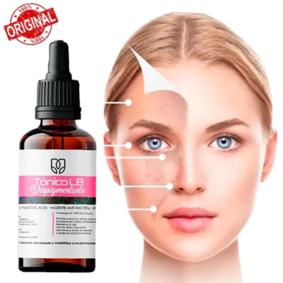 Facial Toner (2 Pack) Acclarante Tonico Despigmentante Y Aclarador, Elimina Manchas