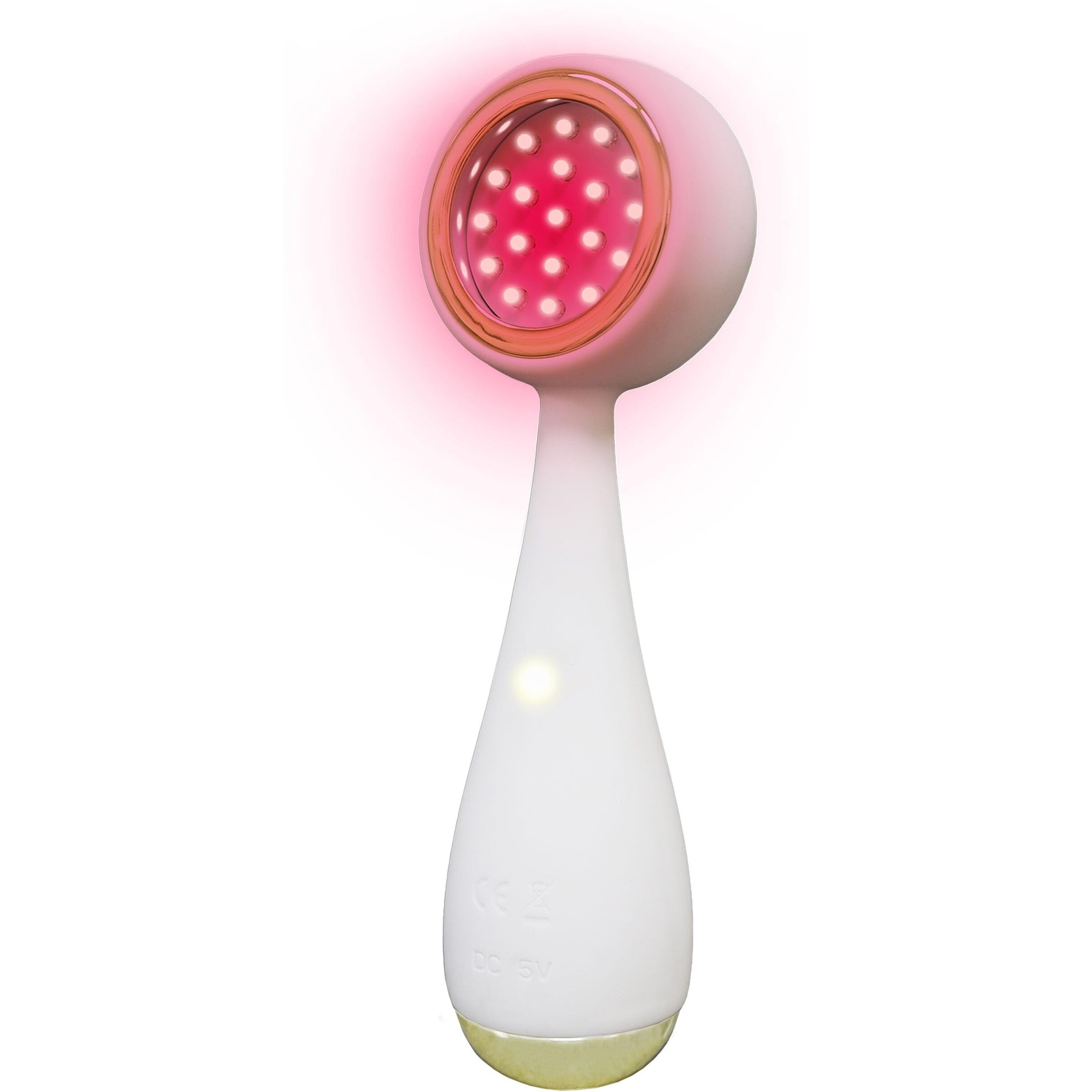 Pmd Beauty Redvolution Facial Device - Silicone Brush & Facial Red Light Therapy Devices - Light Therapy For Face - Firms & Tones Skin
