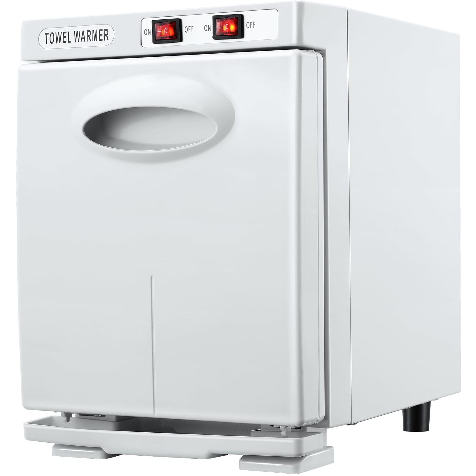Soiiw Towel Warmer, 5L Hot Bath Towel Warmer Cabinet Heating Use Ideal For Facial Spa, Hair Beauty, Salon And Home (White)
