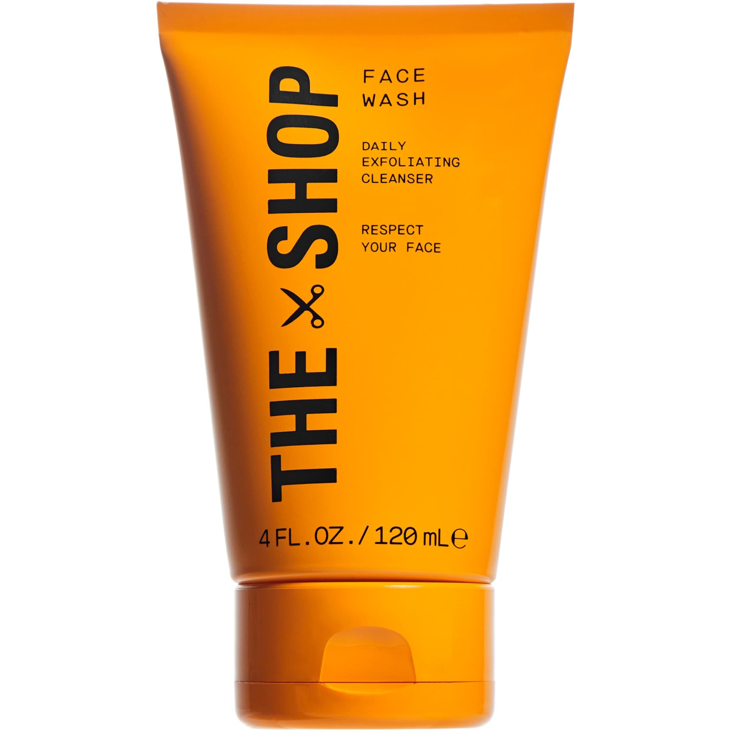 The Shop By Lebron James Men's Daily Exfoliating Face Wash, Gentle Cleanser For All Skin Types, Unclogs Pores, Removes Dirt & Oil, Smoothes Rough & Uneven Texture, Eucalyptus Scent, 4 Fl Oz