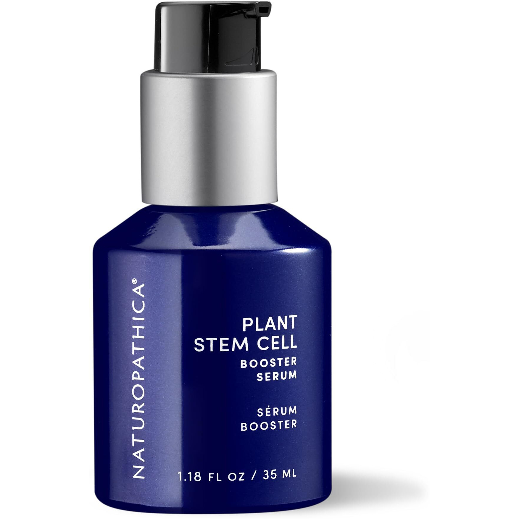 Naturopathica Plant Stem Cell Booster Serum, Daily Anti-Aging Face Serum To Smooth Fine Lines, Firming Facial Serum Helps Plump & Protect Skin, 1.18 Fl Oz