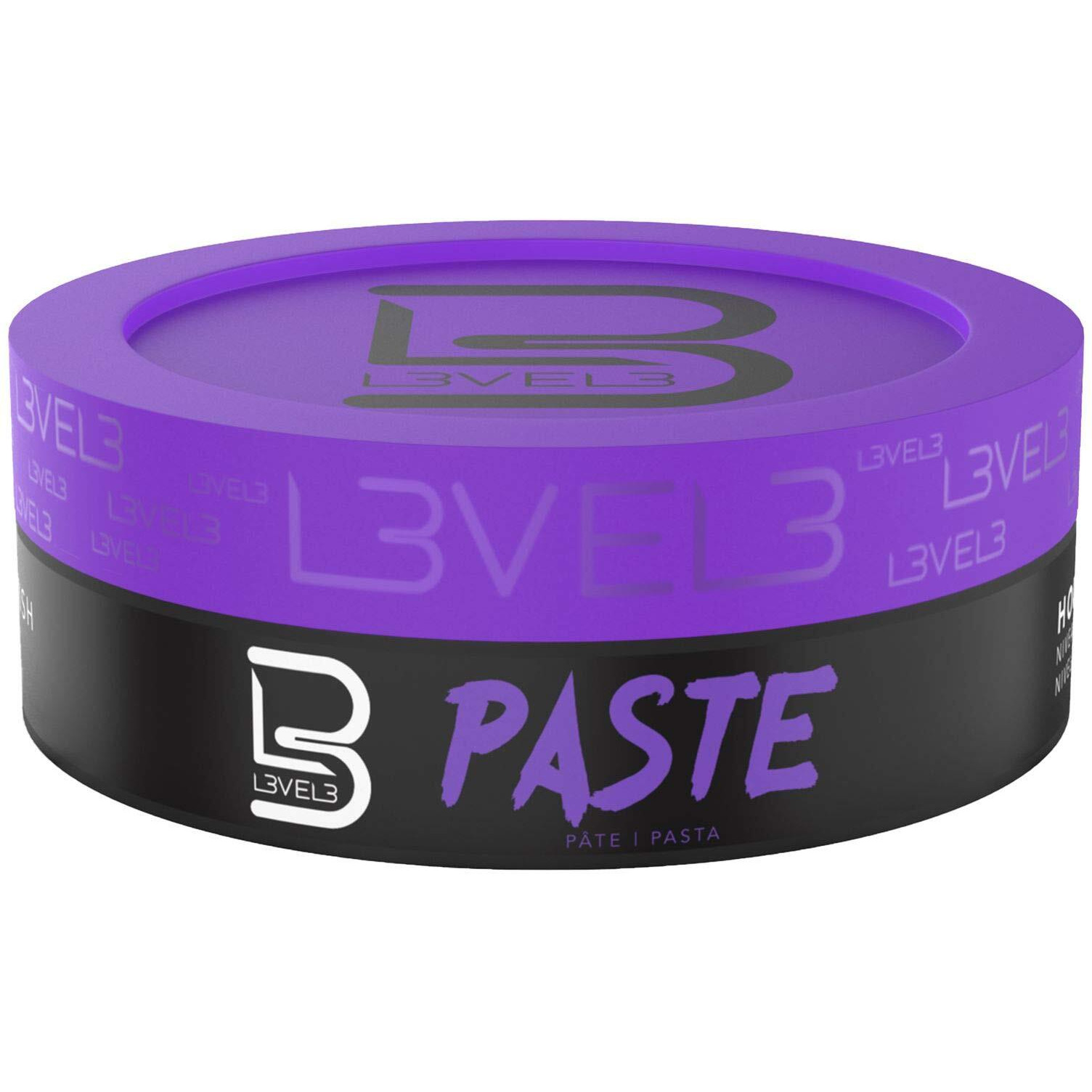 L3 - Level 3 Paste - Long-Lasting Hold - Improves Strength And Volume Of Hair - Protects Against Hair Damage - Level Three Men Styling Product (150 Ml, Paste)