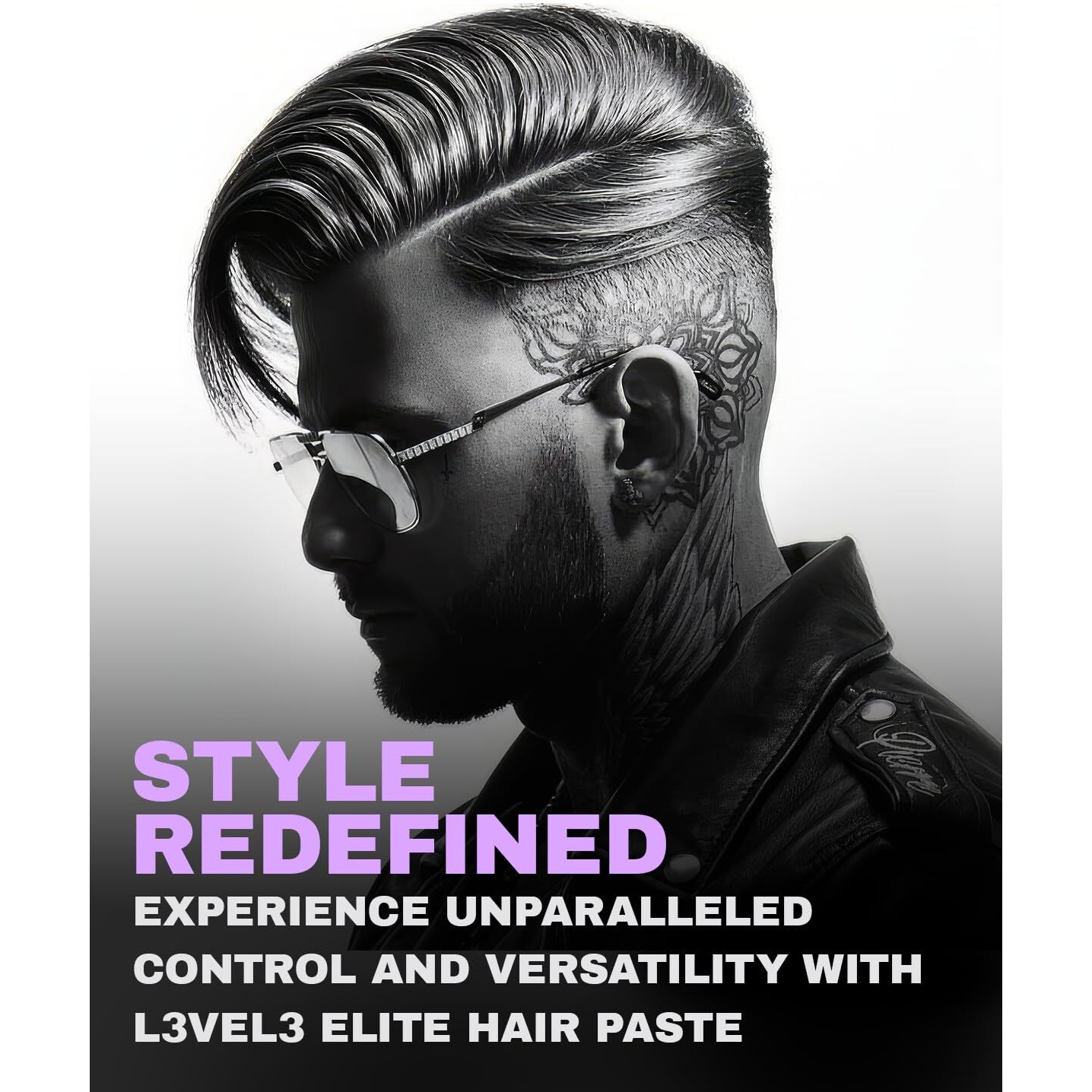 L3 - Level 3 Paste - Long-Lasting Hold - Improves Strength And Volume Of Hair - Protects Against Hair Damage - Level Three Men Styling Product (150 Ml, Paste)